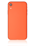 Backcover/Rahmen mit Small Components Pre-Installed für iPhone XR (gebrauchter OEM-Ausbau, Qualität B) (Coral)