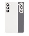 Backcover mit Kameralinsen für Samsung Galaxy Z Fold 5 (Service Pack) (Cream)