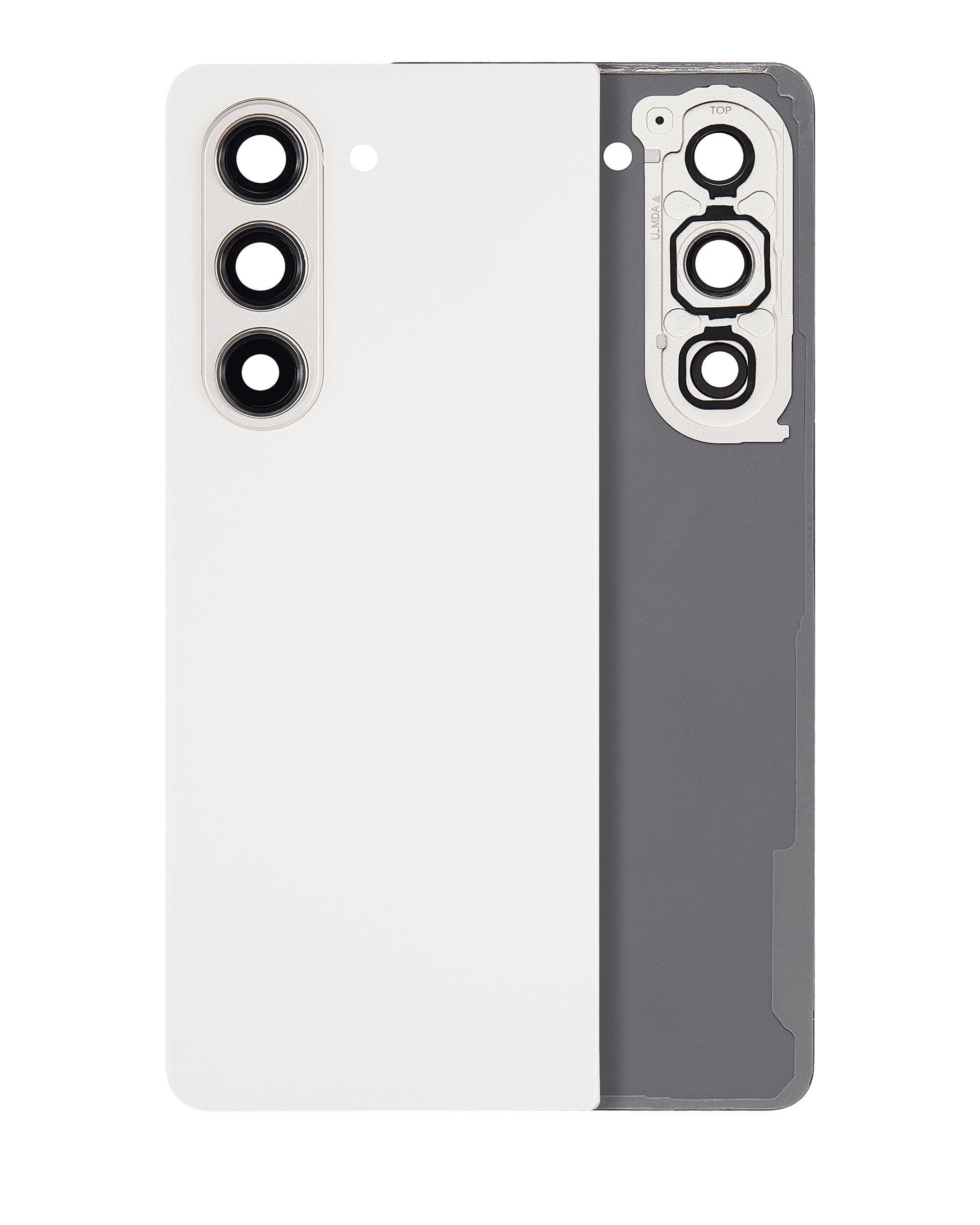 Back Cover with Camera Lenses for Samsung Galaxy Z Fold 5 (Service Pack) (Cream)