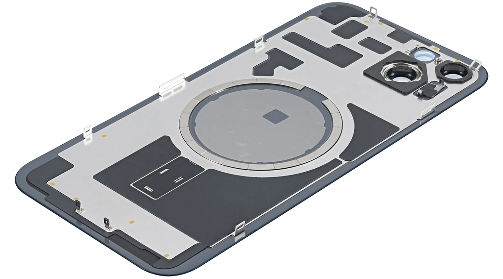 Backcover mit MagSafe Magnet für iPhone 14 Plus (gebrauchter OEM-Ausbau, Qualität B) (Midnight)