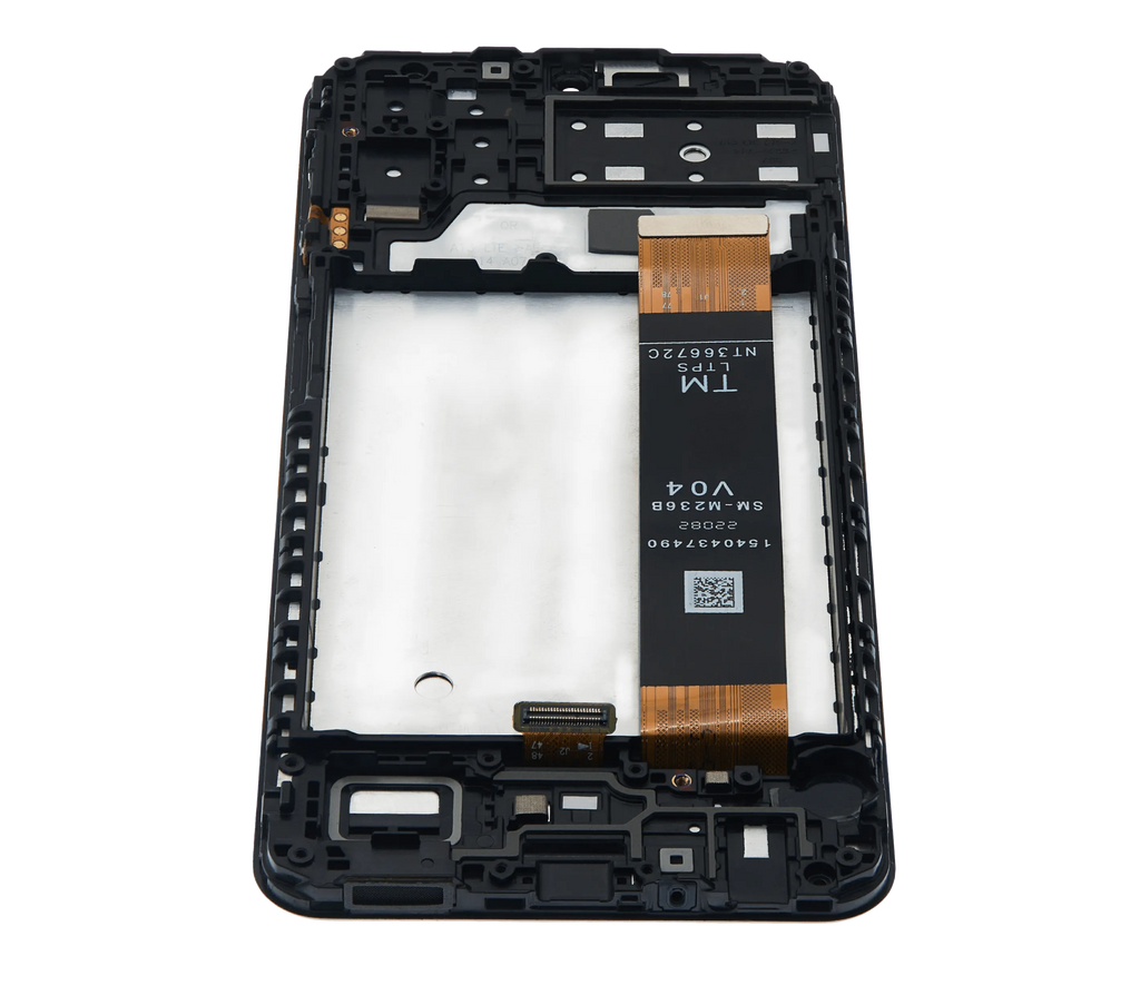 LCD-Display mit Rahmen für Samsung Galaxy A13 4G (A135 / 2022) / A13s (A137 / 2022) (Aftermarket Plus) (Alle Farben)