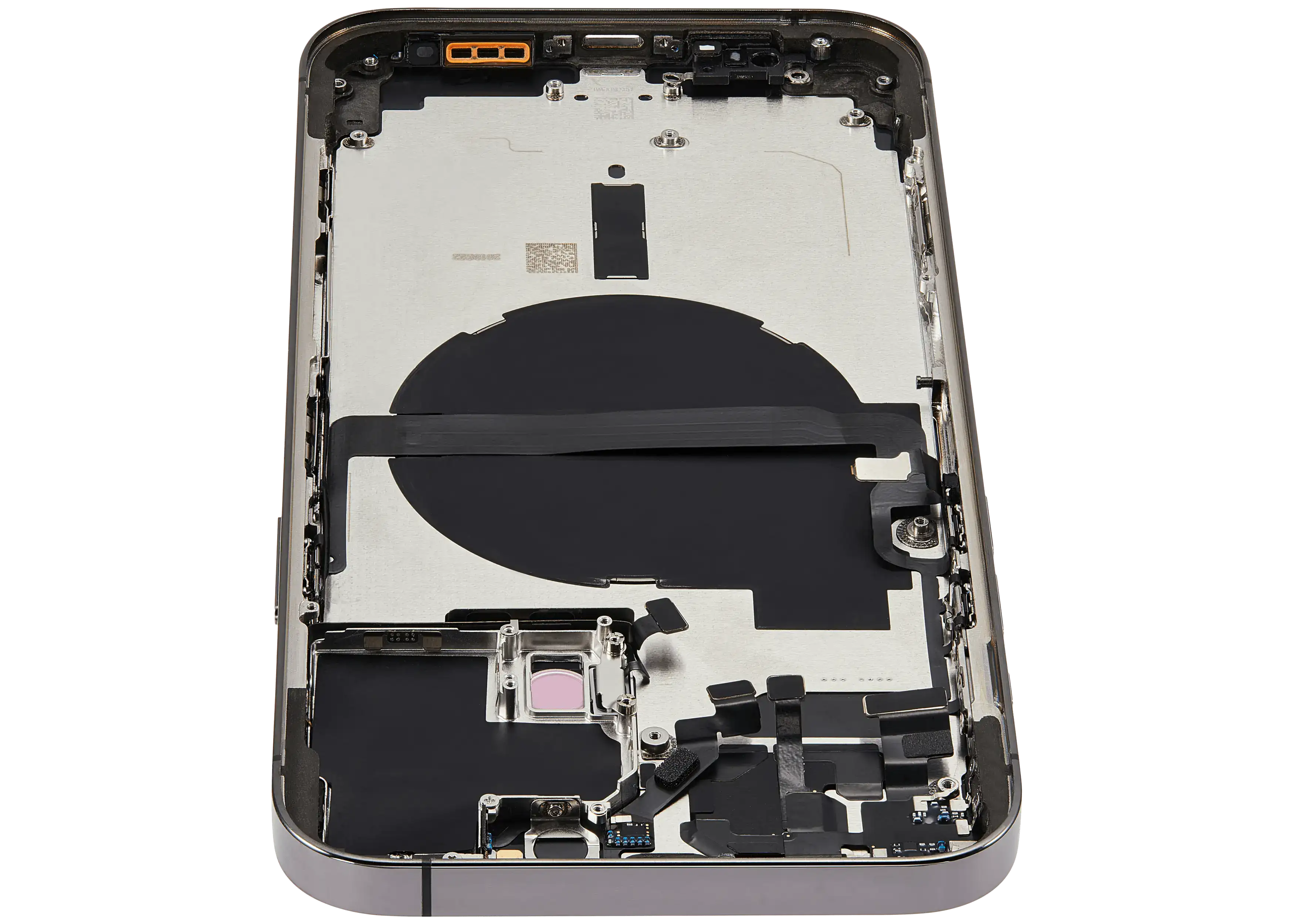 Backcover/Rahmen mit Small Parts für iPhone 13 Pro Max (EU / Global Version) (gebrauchter OEM-Ausbau, Qualität B) (Graphite)