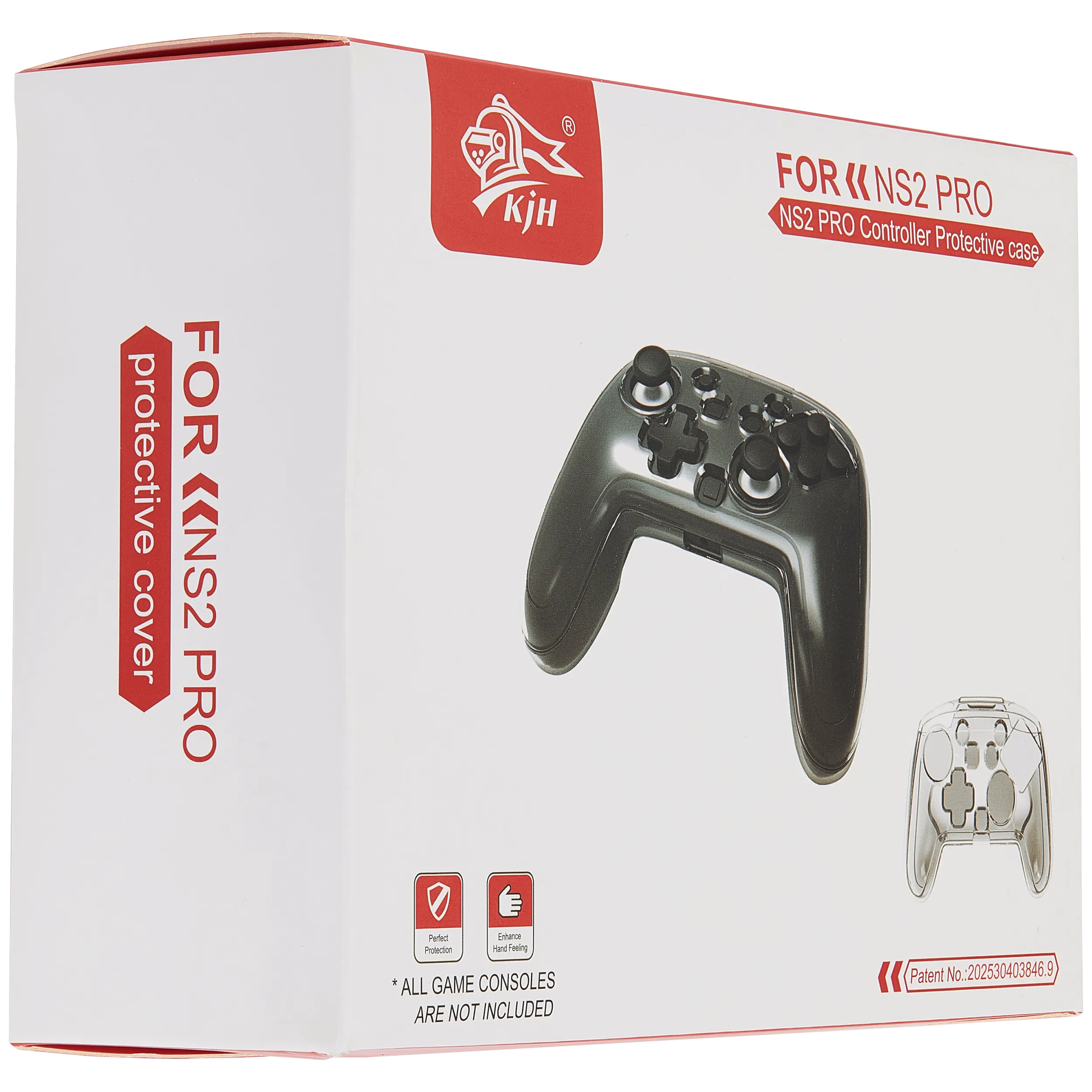 Protective Case für Nintendo Switch 2 Pro Controller (Clear)