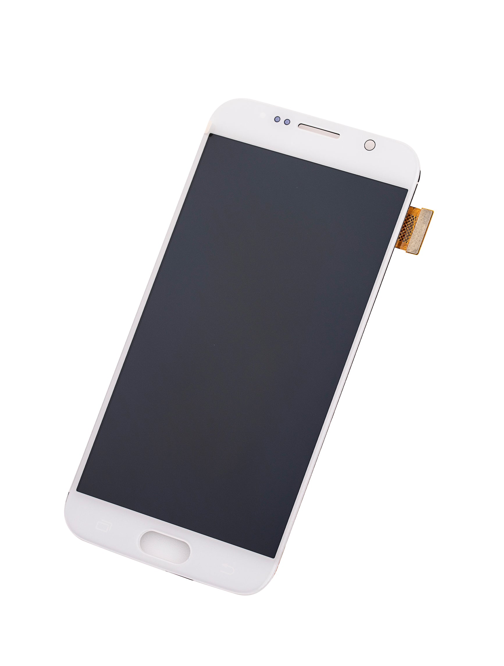 OLED-Display ohne Rahmen für Samsung Galaxy S6 (Refurbished) (White Pearl)