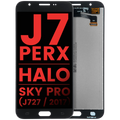 Display ohne Rahmen Samsung Galaxy J7 (J727) Schwarz Aftermarket Plus
