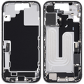 Midframe/Rahmen mit Ladebuchse Flex & Small Parts für iPhone 17 (EU / Global Version) (gebrauchter OEM-Ausbau, Qualität B) (Weiß)