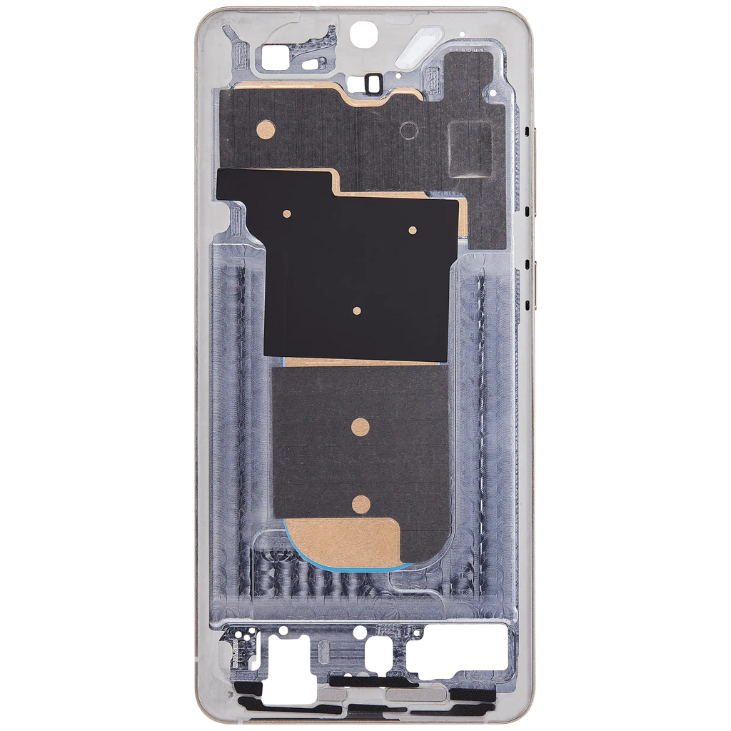 Midframe/Rahmen Compatible für Samsung Galaxy S25 Edge 5G (US & Internationale Version) (Titanium Icyblue / Titanium Silver)