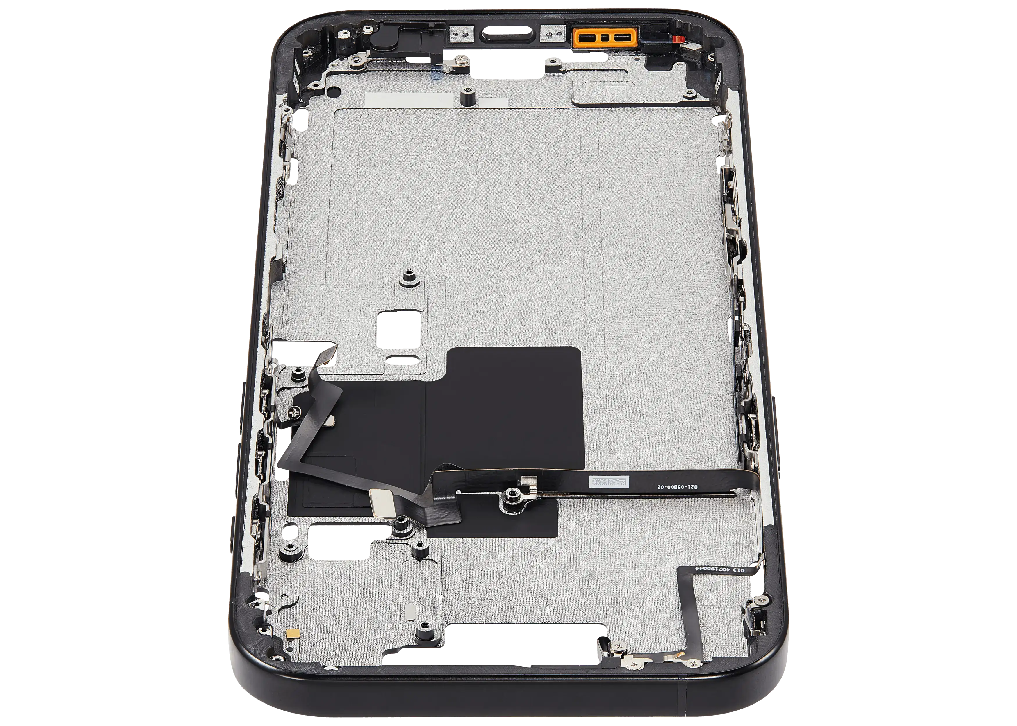 Midframe/Rahmen mit Power And Volume Button für iPhone 16 Pro Max (EU / Global Version) (Aftermarket Plus) (Schwarz Titanium)