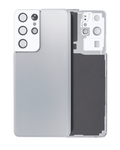 Backcover+Kameralinse Samsung Galaxy S21 Ultra, ohne Logo, Phantom Silver, Plus