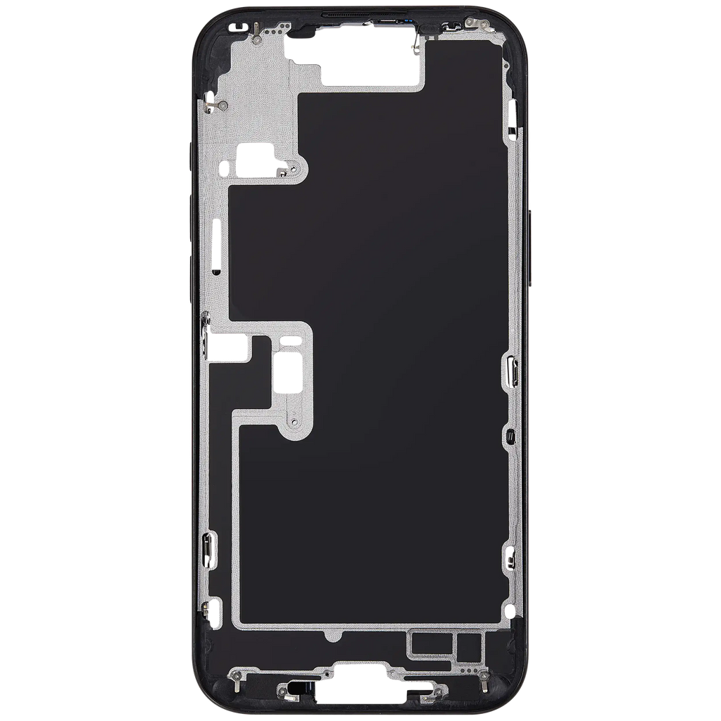 Midframe/Rahmen mit Power And Volume Button für iPhone 16 Pro Max (EU / Global Version) (Aftermarket Plus) (Schwarz Titanium)