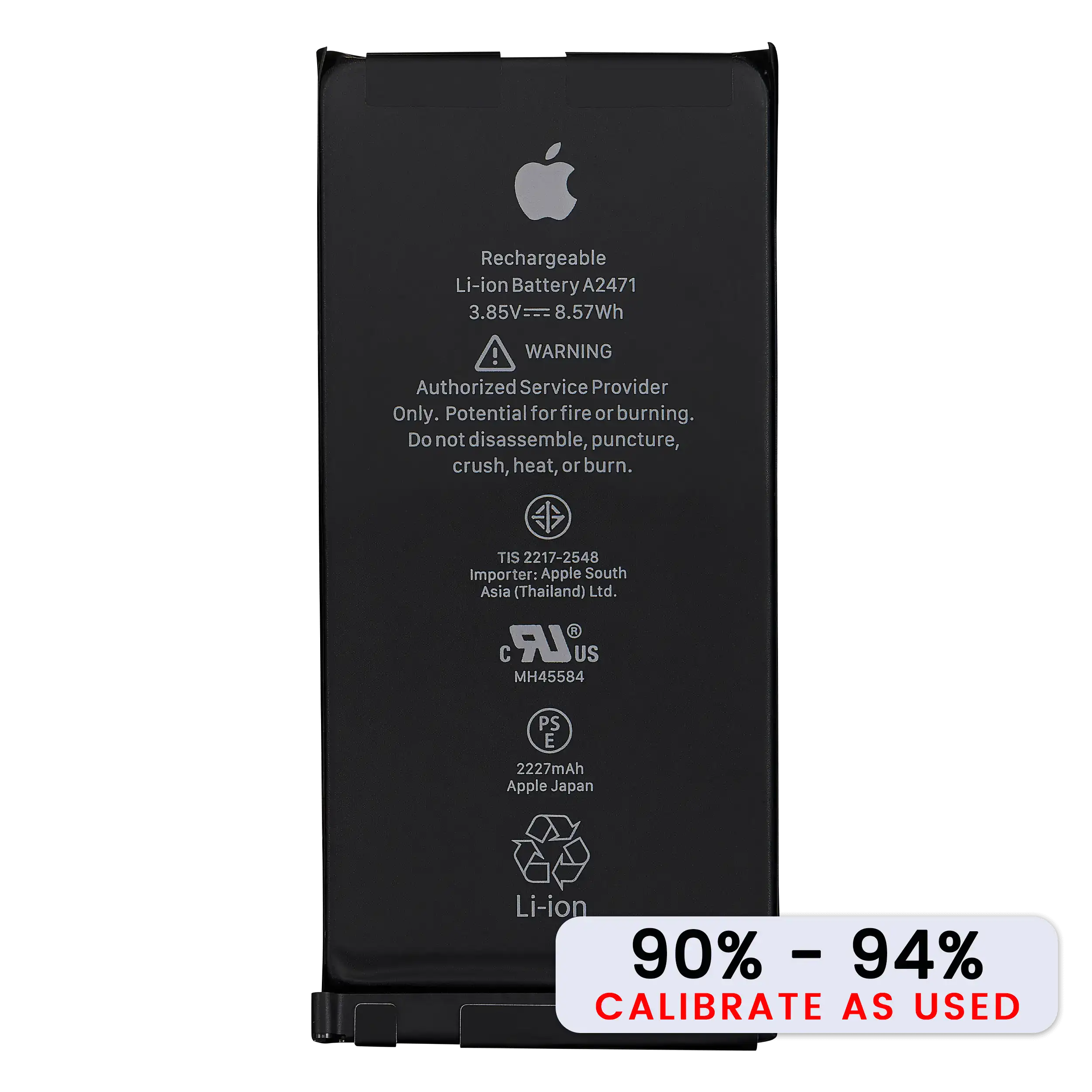 Replacement Akku für iPhone 12 Mini (gebrauchter OEM-Ausbau, Qualität C / SOH 90% to 94%)