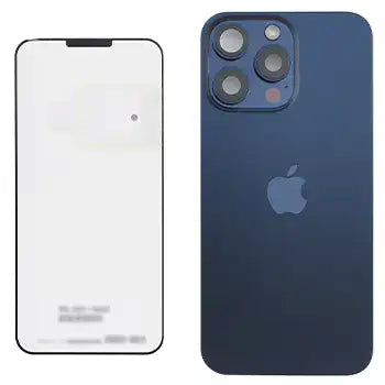 Back Cover with MagSafe Magnet, NFC and Flash Flex Cable for iPhone 15 Pro Max (Original OEM) (Blue Titanium) (UK/EU Version)