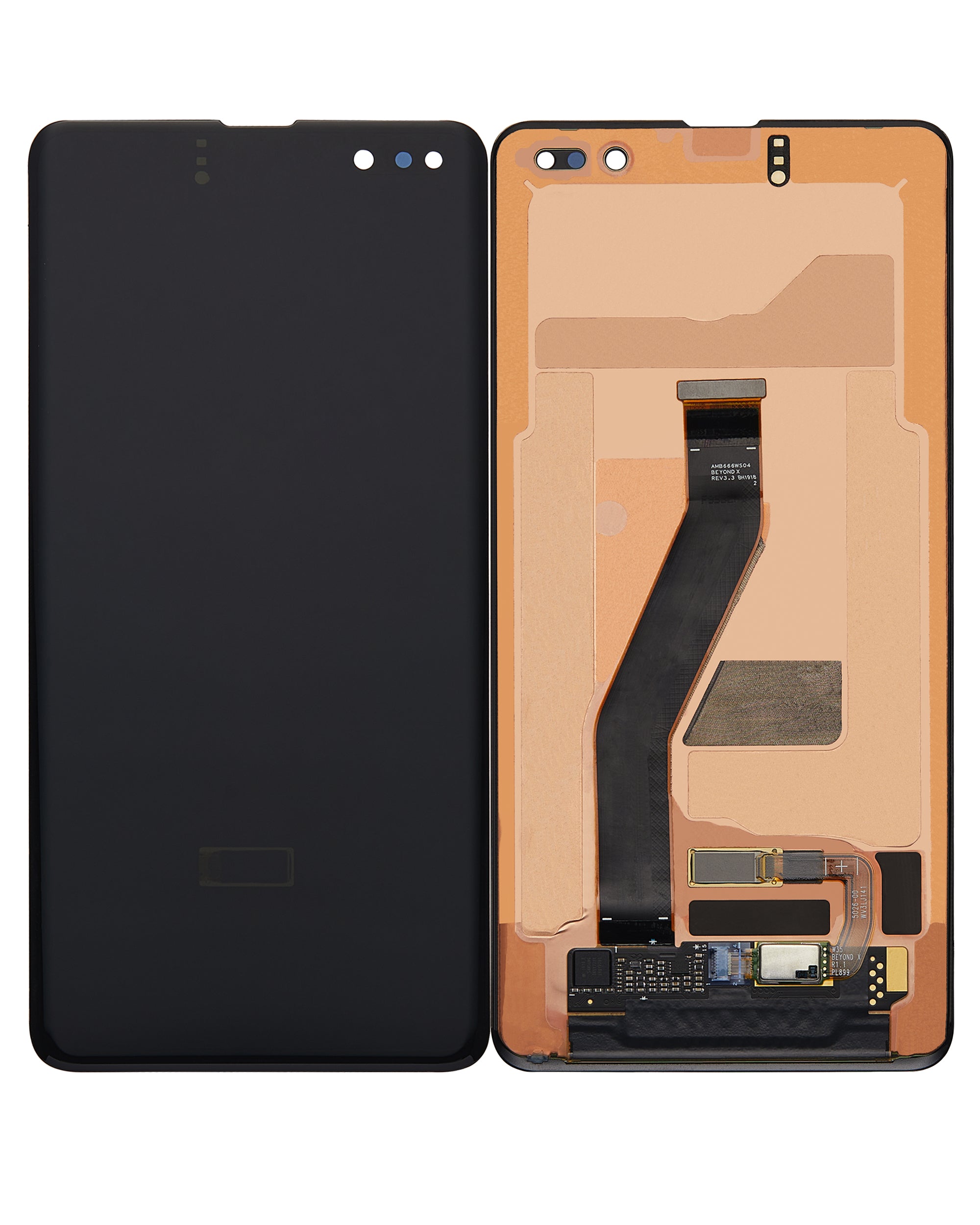 OLED-Display ohne Rahmen für Samsung Galaxy S10 5G (Refurbished) (Alle Farben)