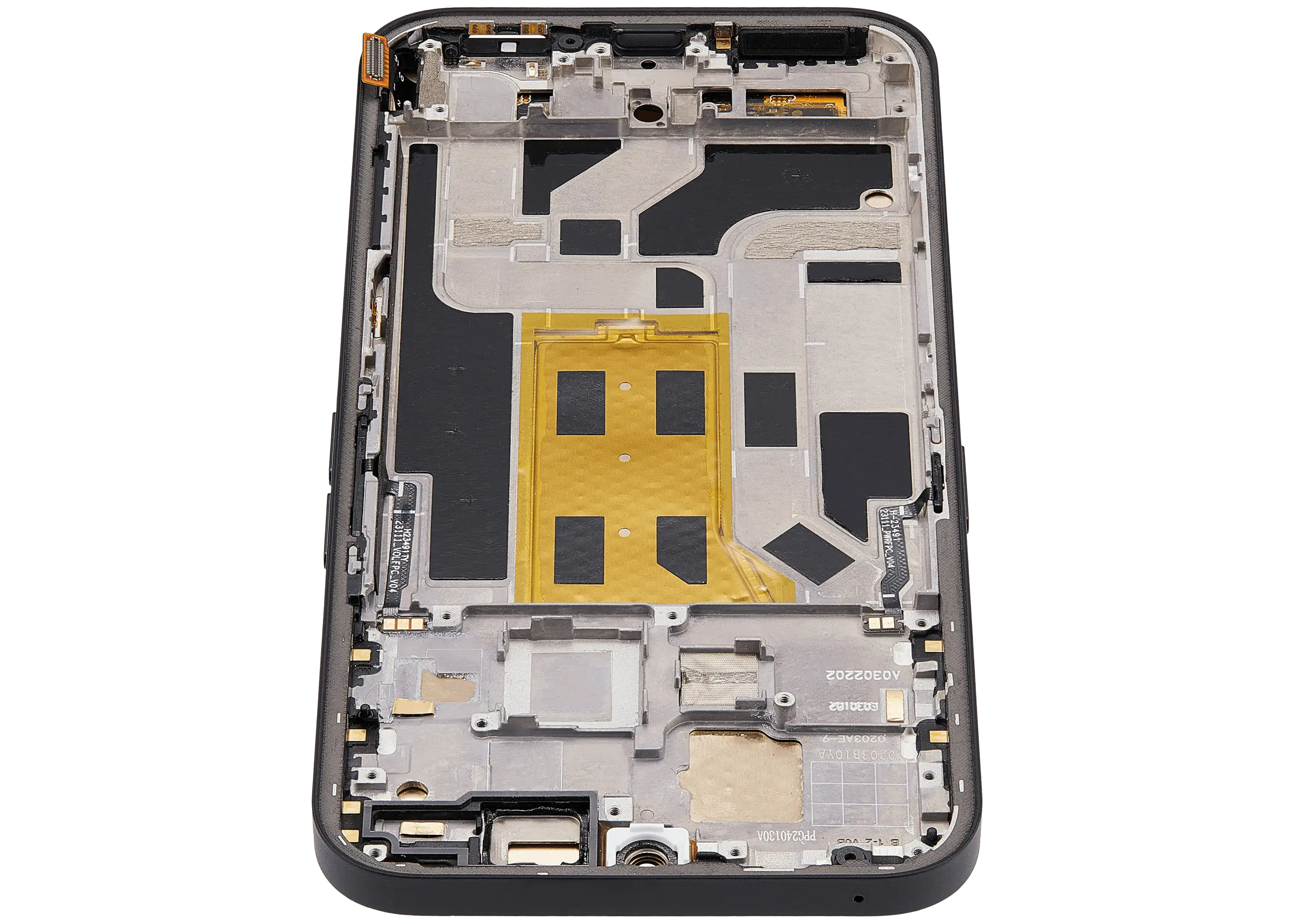 OLED-Display mit Rahmen für Nothing Phone (2a) (Refurbished) (Schwarz)