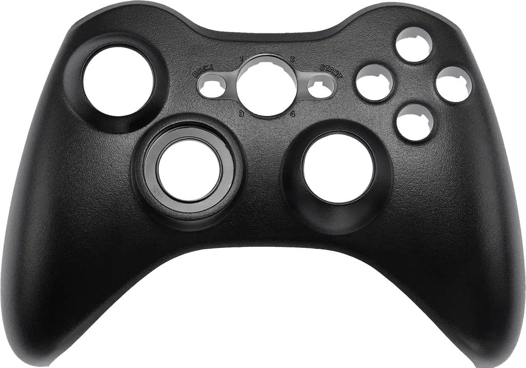 Obere Frontplatte für Xbox 360 / 360E / 360S (Schwarz)