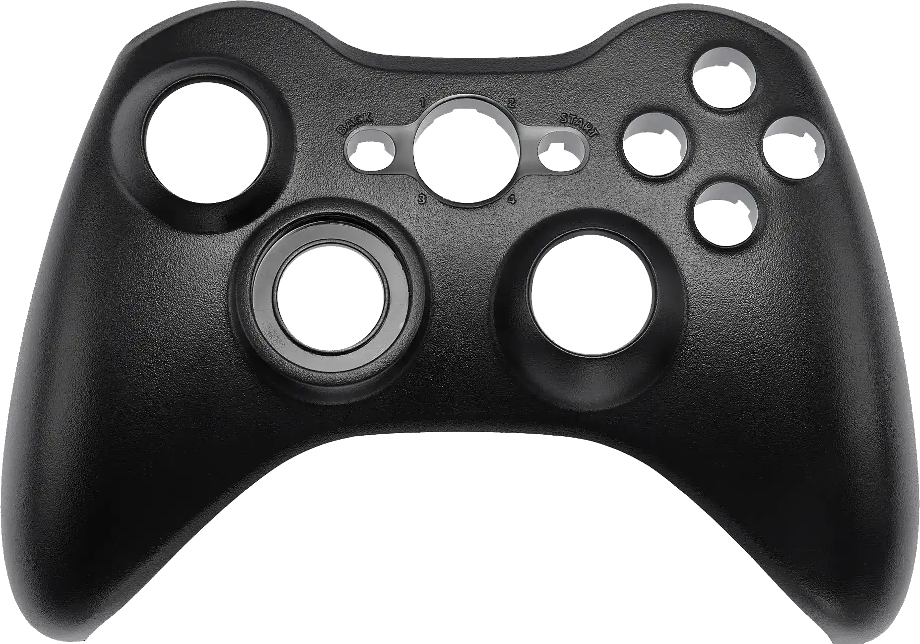 Obere Frontplatte für Xbox 360 / 360E / 360S (Schwarz)