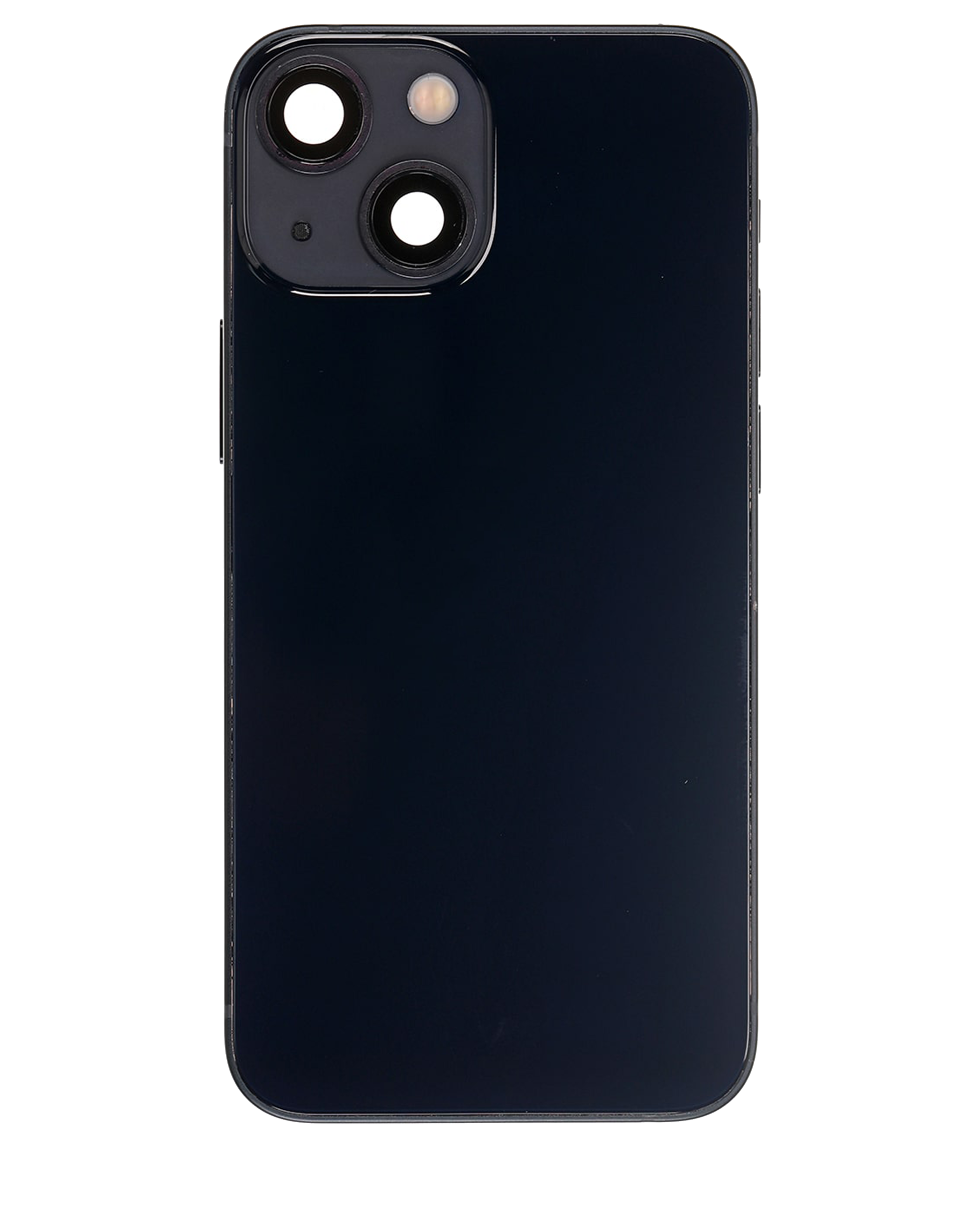 Backcover/Rahmen mit Small Parts für iPhone 13 Mini (US-Version) (gebrauchter OEM-Ausbau, Qualität C) (Midnight)