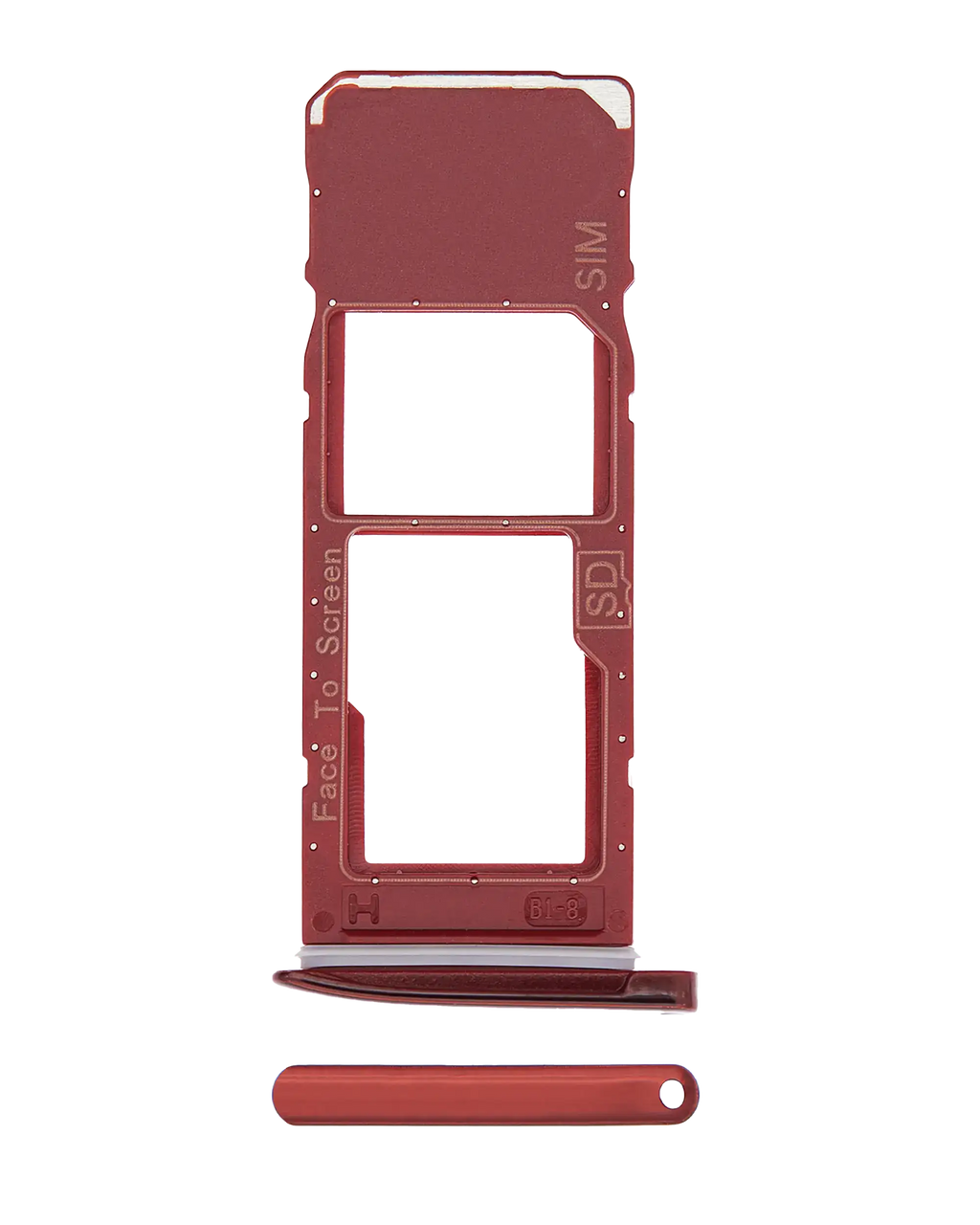 Single SIM Card Tray for Motorola Moto G7 (XT1962/2019) / Moto G7 Plus (XT1965/2019) (Viva Red)