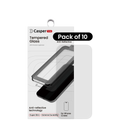 Casper Snap Temperglas für iPhone 12 Mini (10er-Pack) (AR Clear)