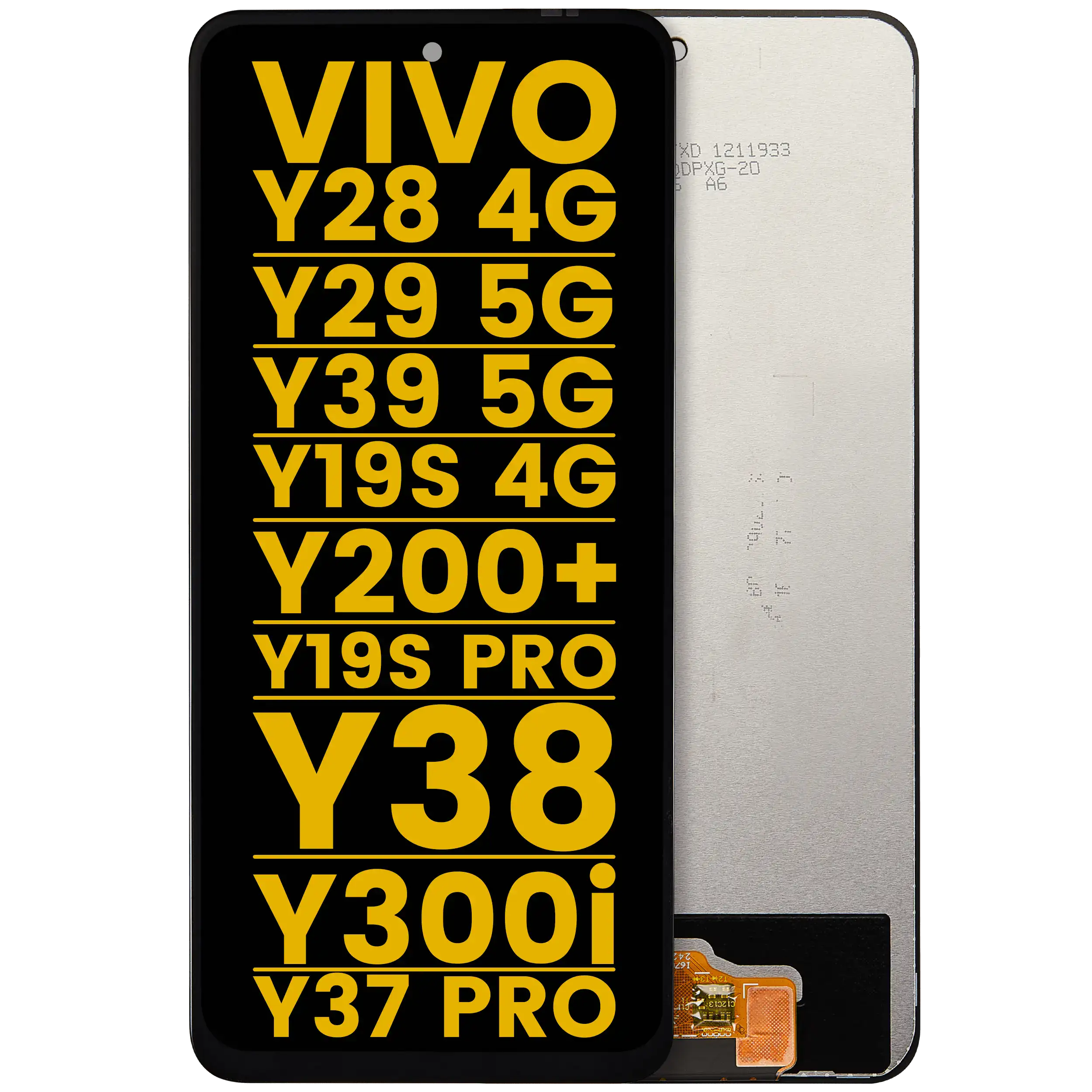 LCD-Display ohne Rahmen für Vivo Y28 4G / Y29 5G / Y39 5G / Y19s 4G / Y200+ / Y19s Pro / Y38 / Y300i / Y37 Pro (Refurbished) (Alle Farben)