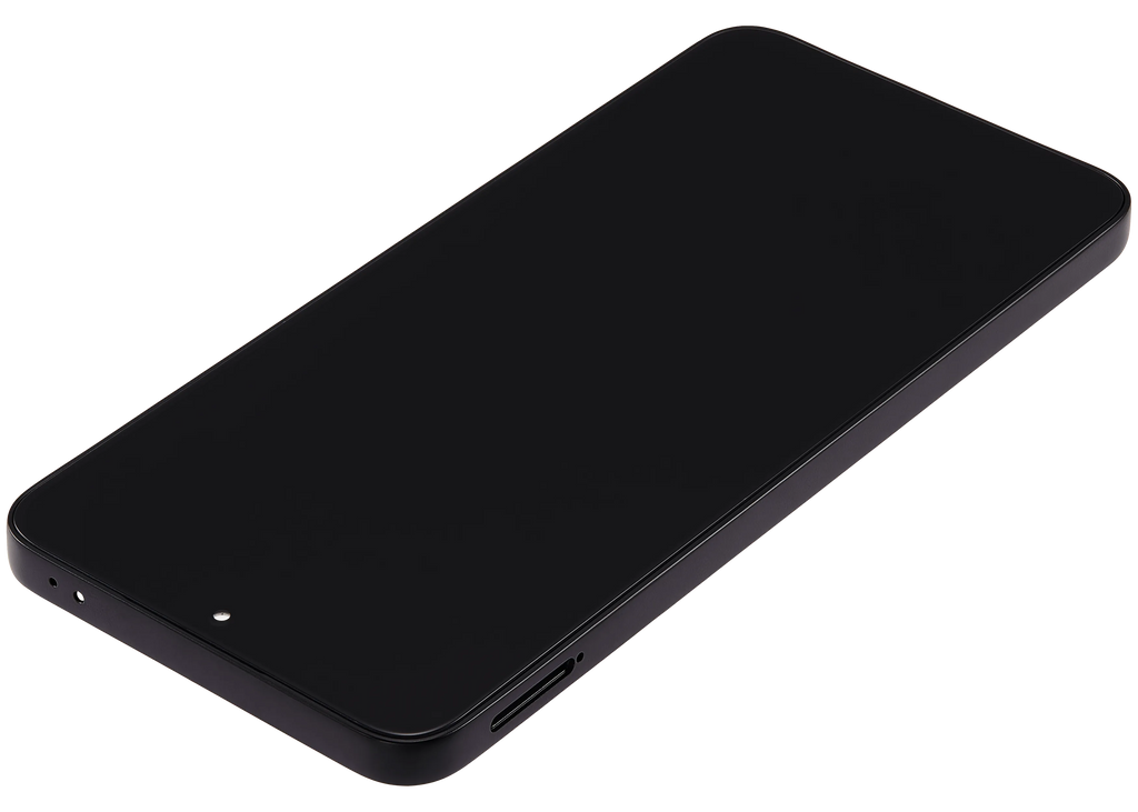 LCD-Display mit Rahmen für Honor X8A / X50i / 90 Lite (Aftermarket Plus) (Midnight Schwarz)