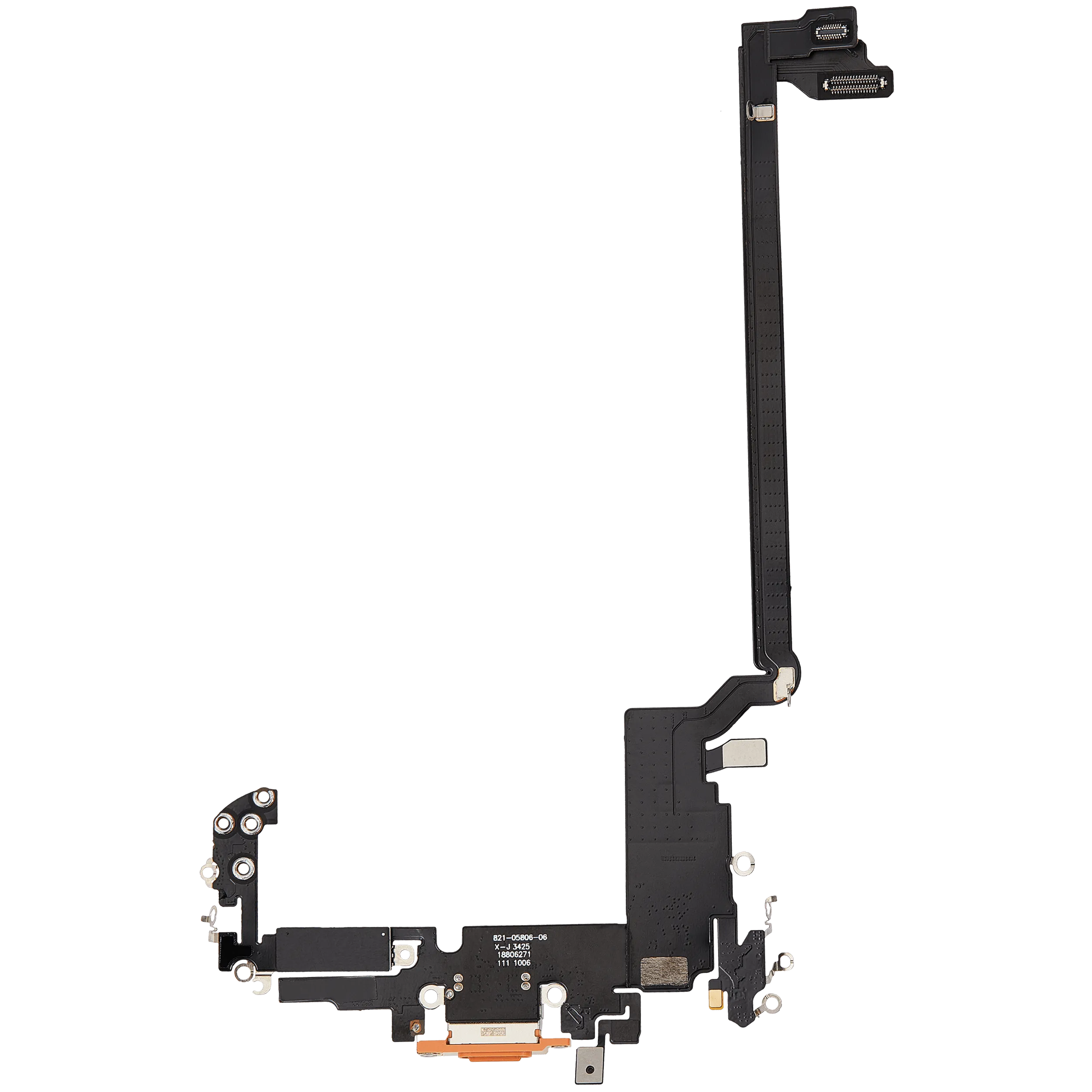Ladebuchse Flex Cable für iPhone 17 Pro max (Aftermarket Plus) (Internationale Version) (Cosmic Orange)
