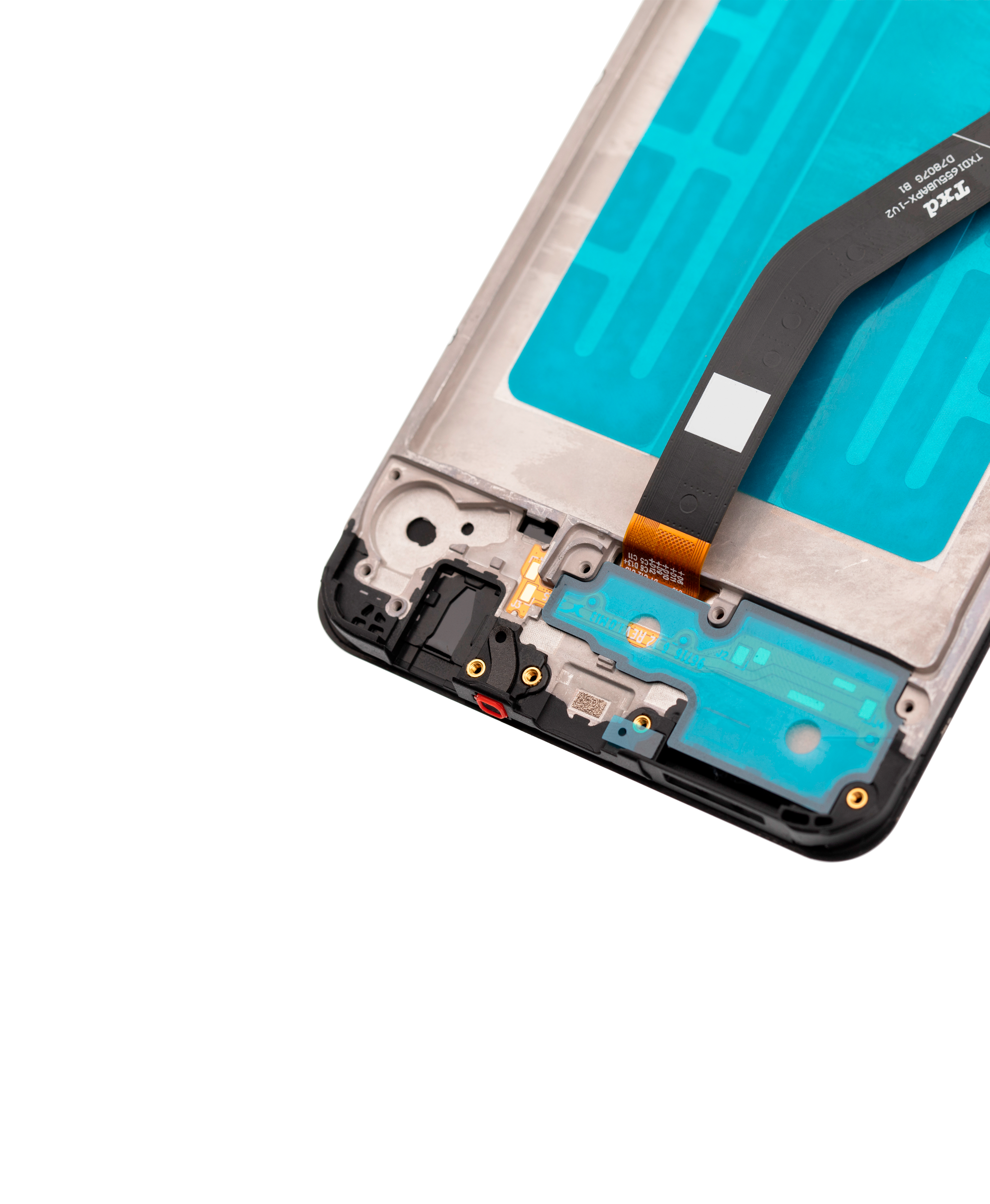 LCD-Display mit Rahmen für Samsung Galaxy A21 (A215 / 2020) (Alle Farben) (Refurbished)