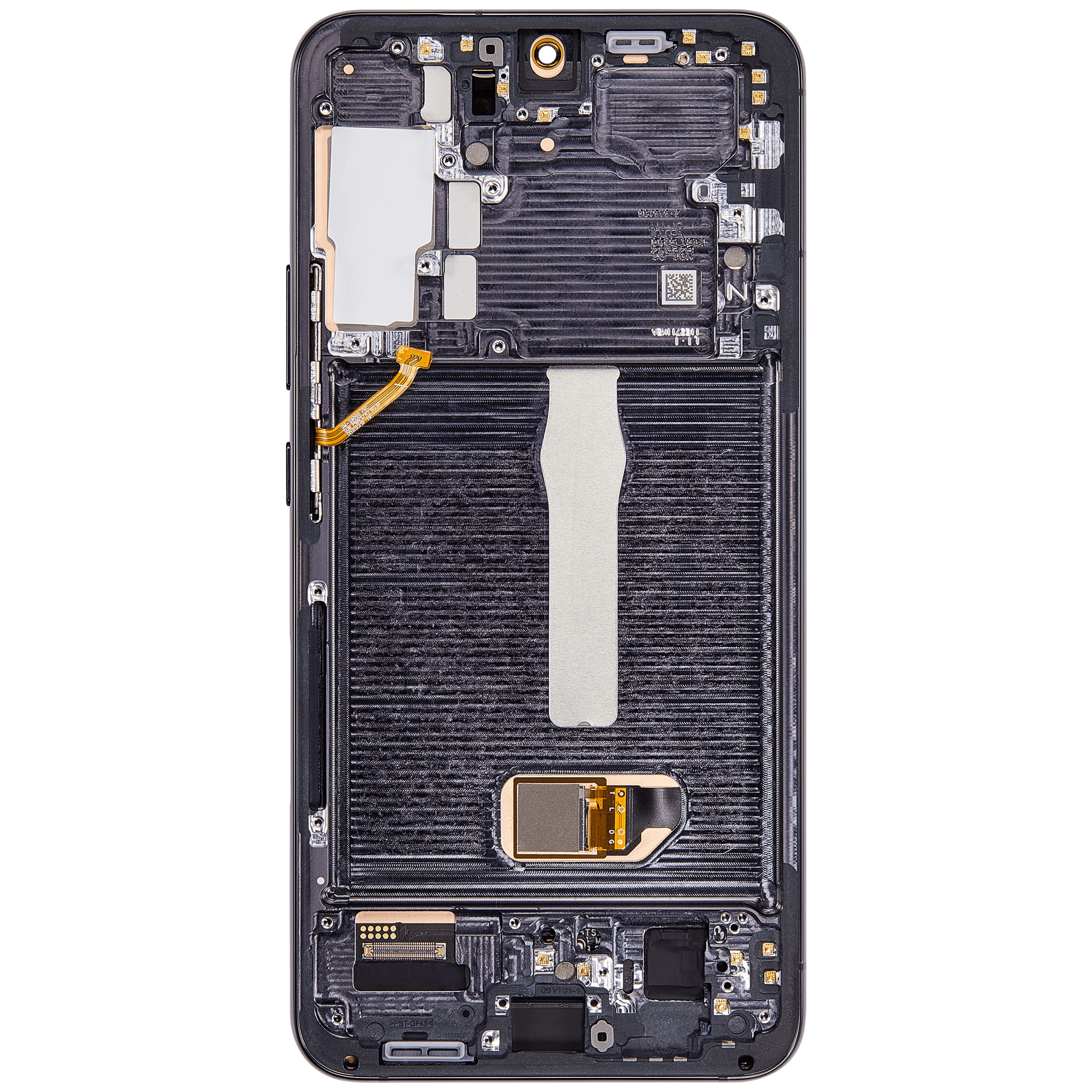OLED-Display mit Rahmen für Samsung Galaxy S22 Plus 5G (US & Internationale Version) (Aftermarket Plus) (120Hz) (Phantom Black)