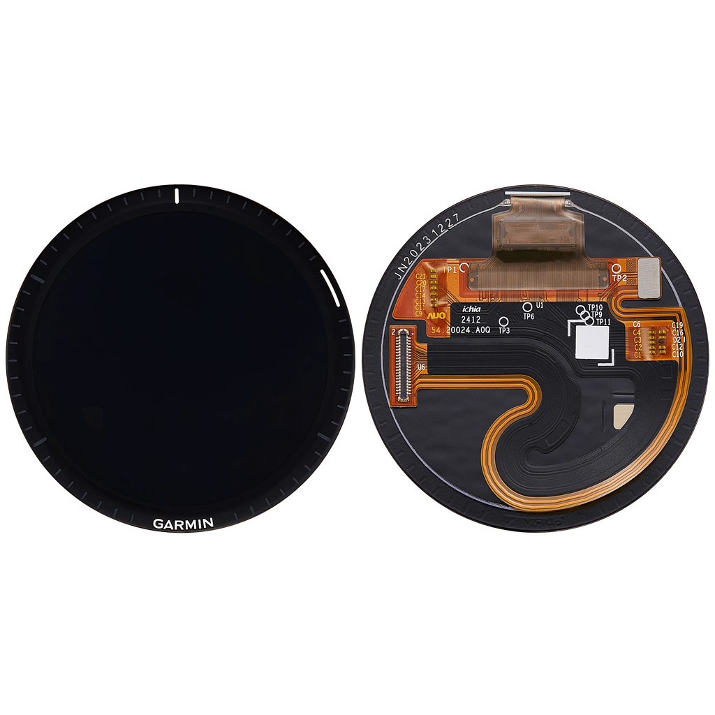 OLED-Display ohne Rahmen für Garmin Forerunner 965 (2023) (Premium) (Schwarz)