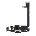 Charging Port Flex Cable with PCB for iPhone 11 Pro Max (Used OEM Part) (Space Gray)