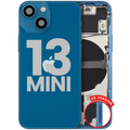 Backcover/Rahmen mit Small Parts für iPhone 13 Mini (US-Version) (gebrauchter OEM-Ausbau, Qualität C) (Blau)