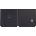 Bottom Backcover Glass für Motorola Razr Plus / Razr 40 Ultra (XT2321 / 2023) (Premium) (Infinite Black)