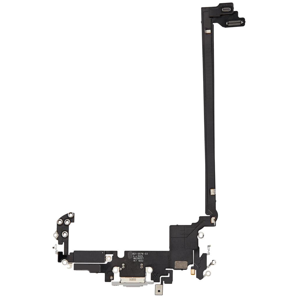 Ladebuchse Flex Cable für iPhone 17 Pro max (Aftermarket Plus) (US-Version) (Silber)