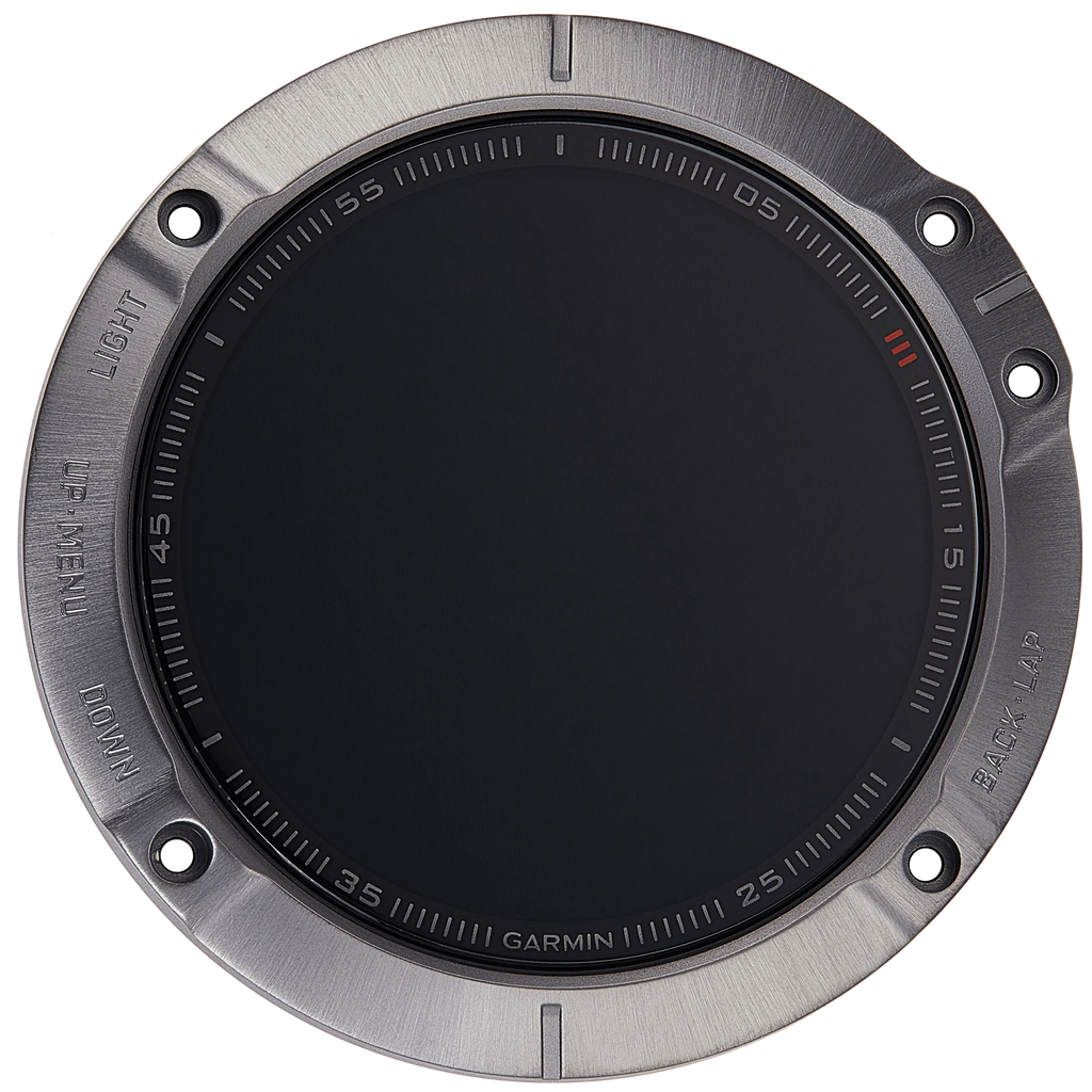 LCD-Display mit Rahmen für Garmin Fenix 6X / 6X Pro (2019) (Premium) (Schwarz)