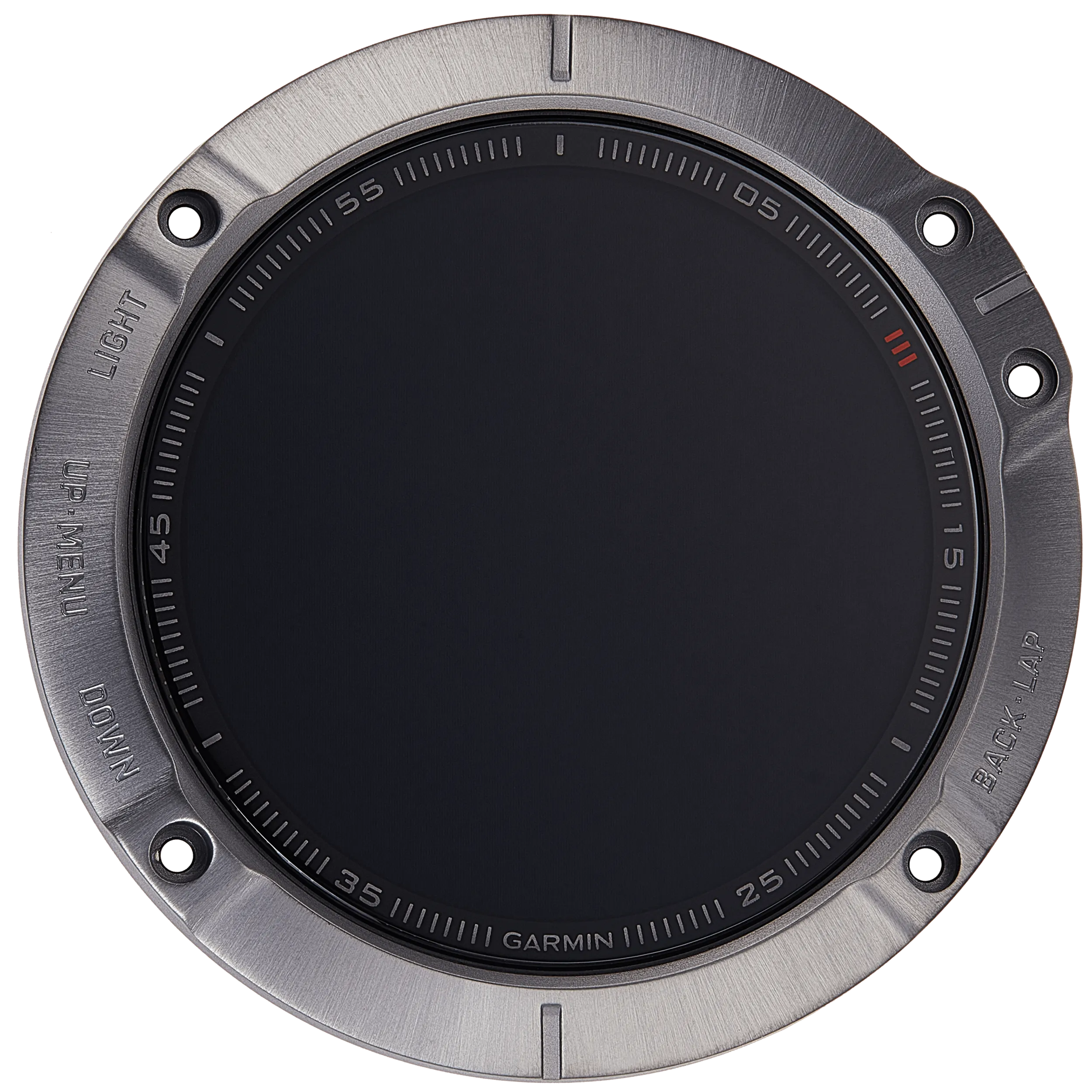 LCD-Display mit Rahmen für Garmin Fenix 6X / 6X Pro (2019) (Premium) (Schwarz)