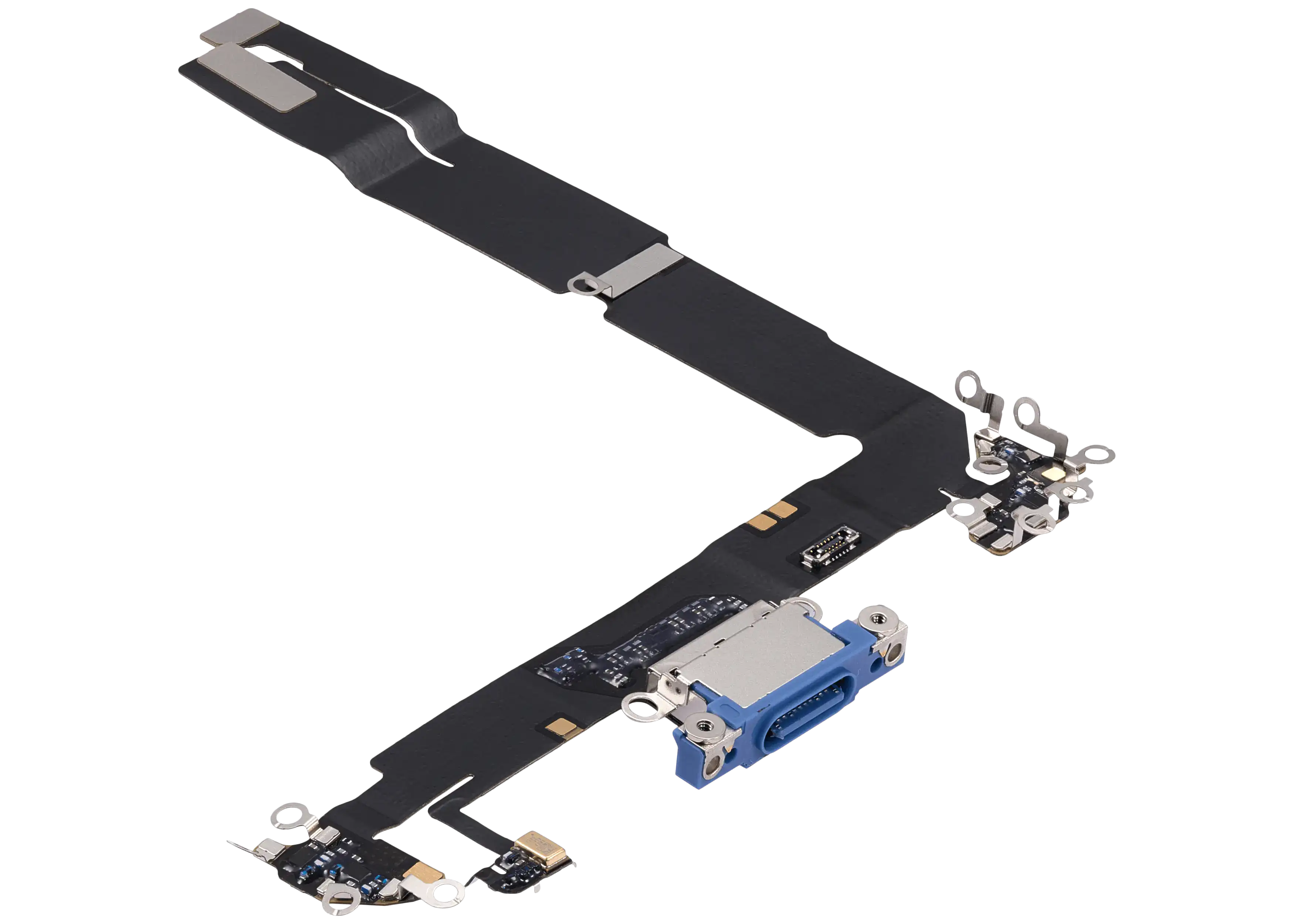 Ladebuchse Flex Cable für iPhone 16 Plus (gebrauchter OEM-Ausbau) (Ultramarine)