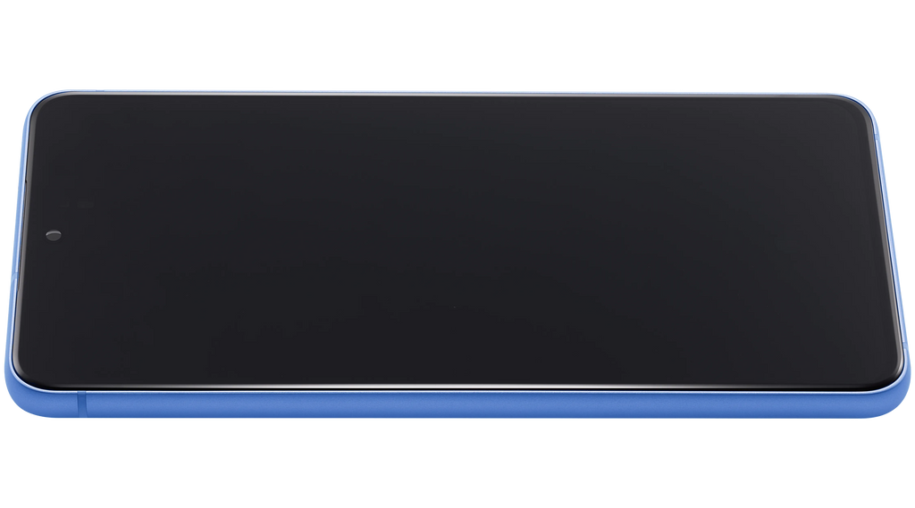 OLED-Display mit Rahmen für Samsung Galaxy S21 FE 5G (US & Internationale Version) (Aftermarket Plus) (120Hz) (Blau)