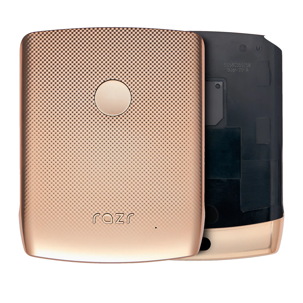 Glas-Backcover für Motorola Razr (XT2000-1 / 2019) in Blush Gold