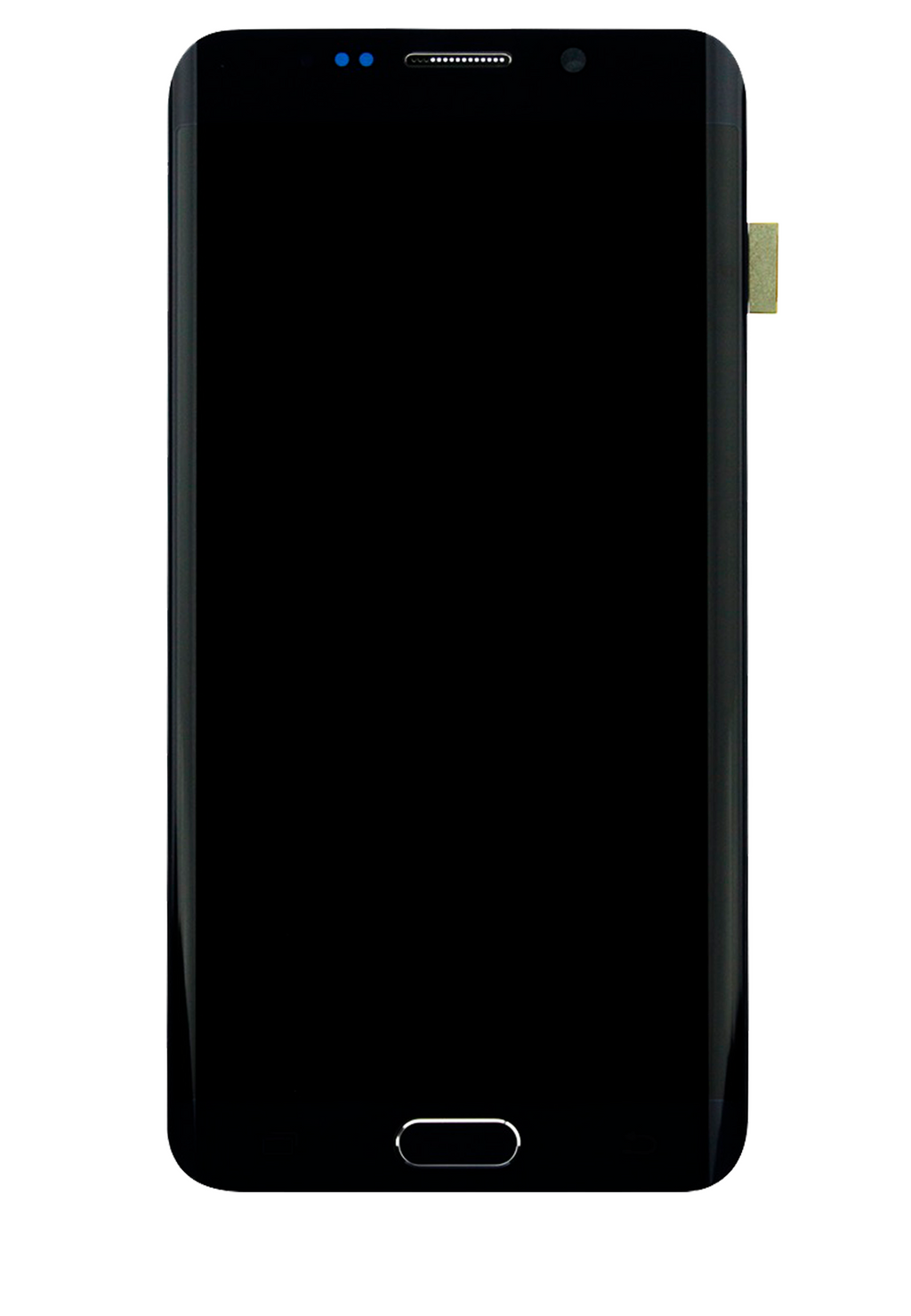 OLED-Display mit Rahmen für Samsung Galaxy S6 Edge Plus (AT&T / T-Mobile / International) (Service Pack) (Black Sapphire)