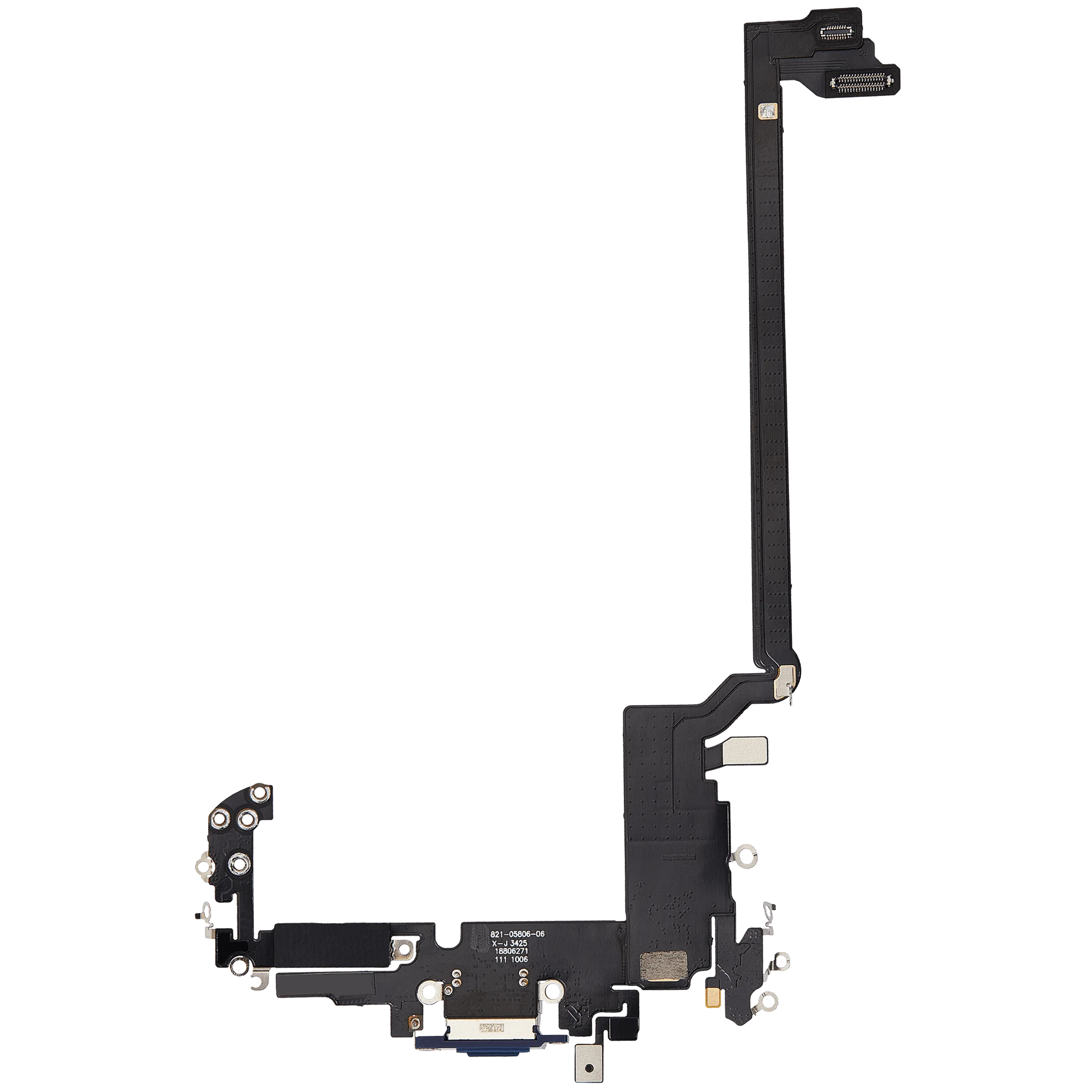 Ladebuchse Flex Cable für iPhone 17 Pro max (Aftermarket Plus) (Internationale Version) (Deep Blue)