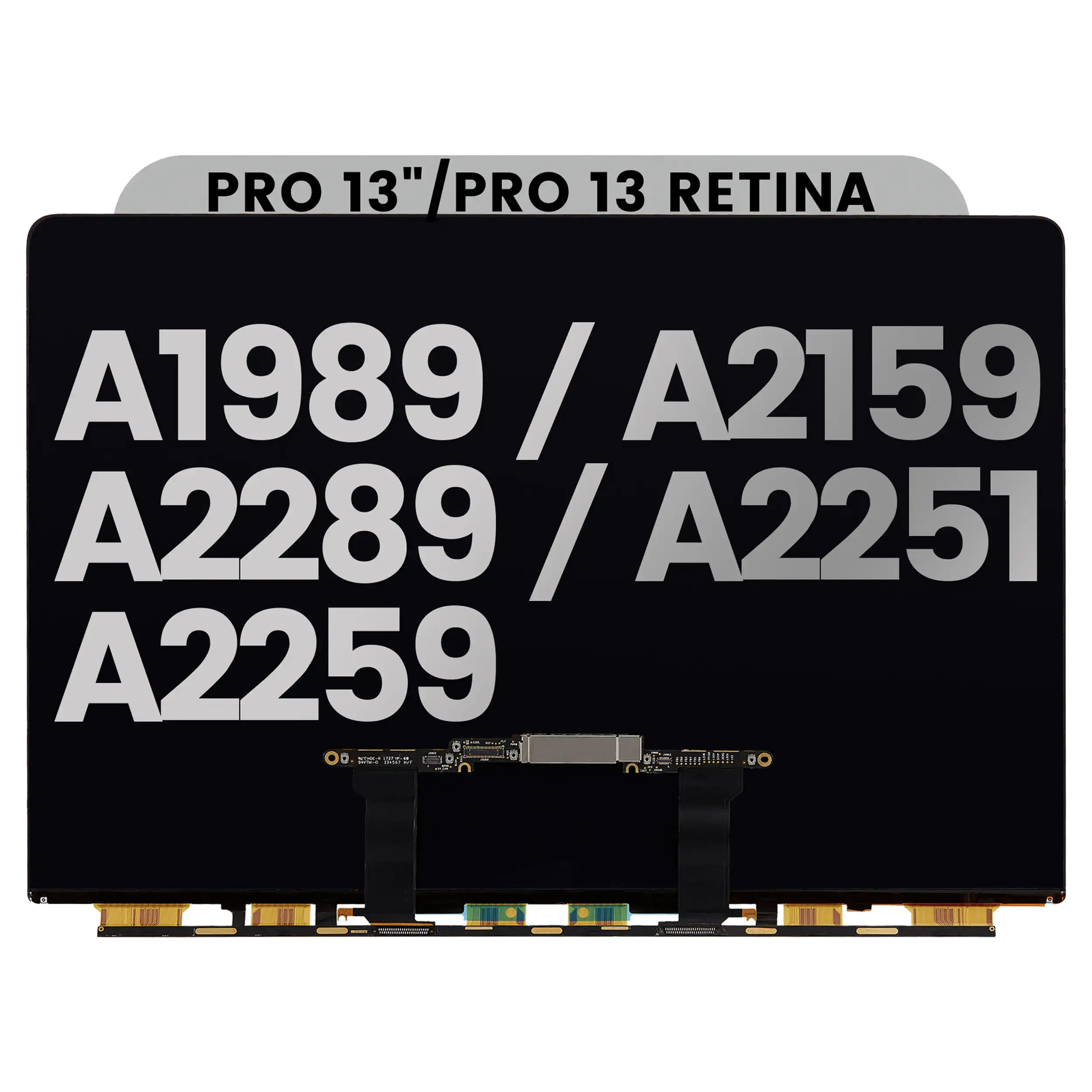 LCD-Panel (nur Panel) für MacBook Pro 13" A1989/A2159/A2289/A2251 (2018-2020)