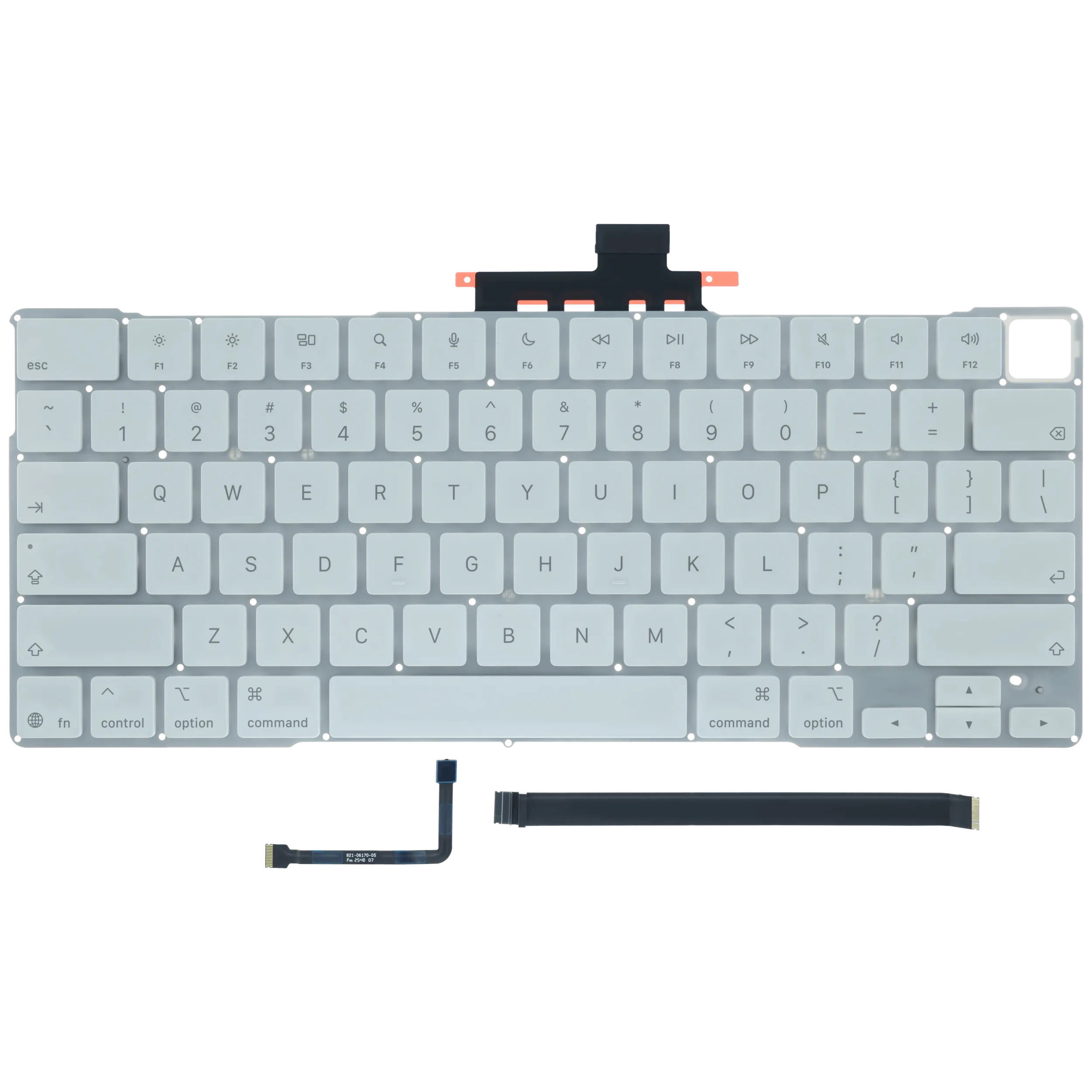 Keyboard (ANSI US) (Touch ID) für MacBook Neo (2026) (Original OEM) (Silber)