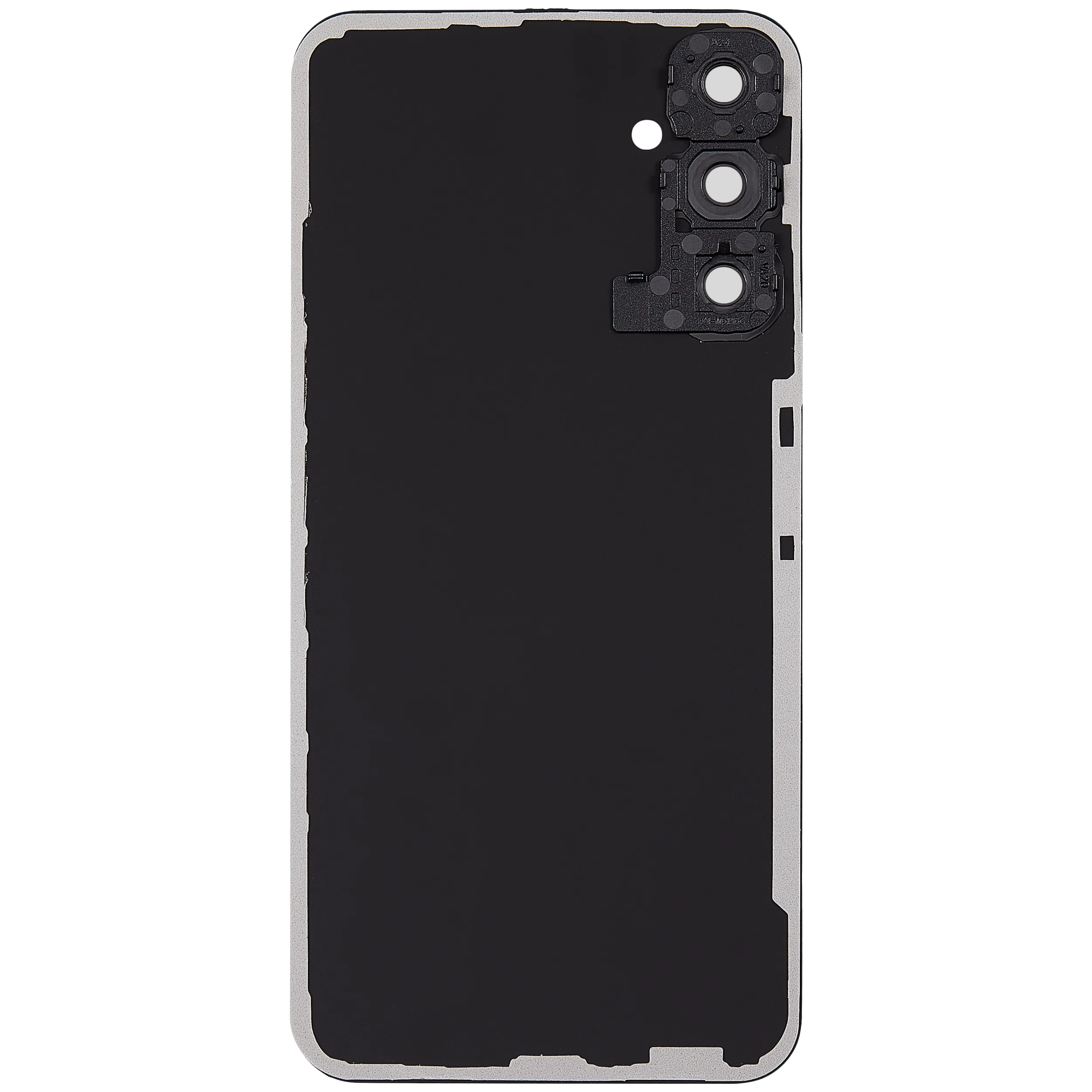 Backcover mit Camera Lens für Samsung Galaxy A24 4G (A245 / 2023) (ohne Logo) (Aftermarket Plus) (Schwarz)