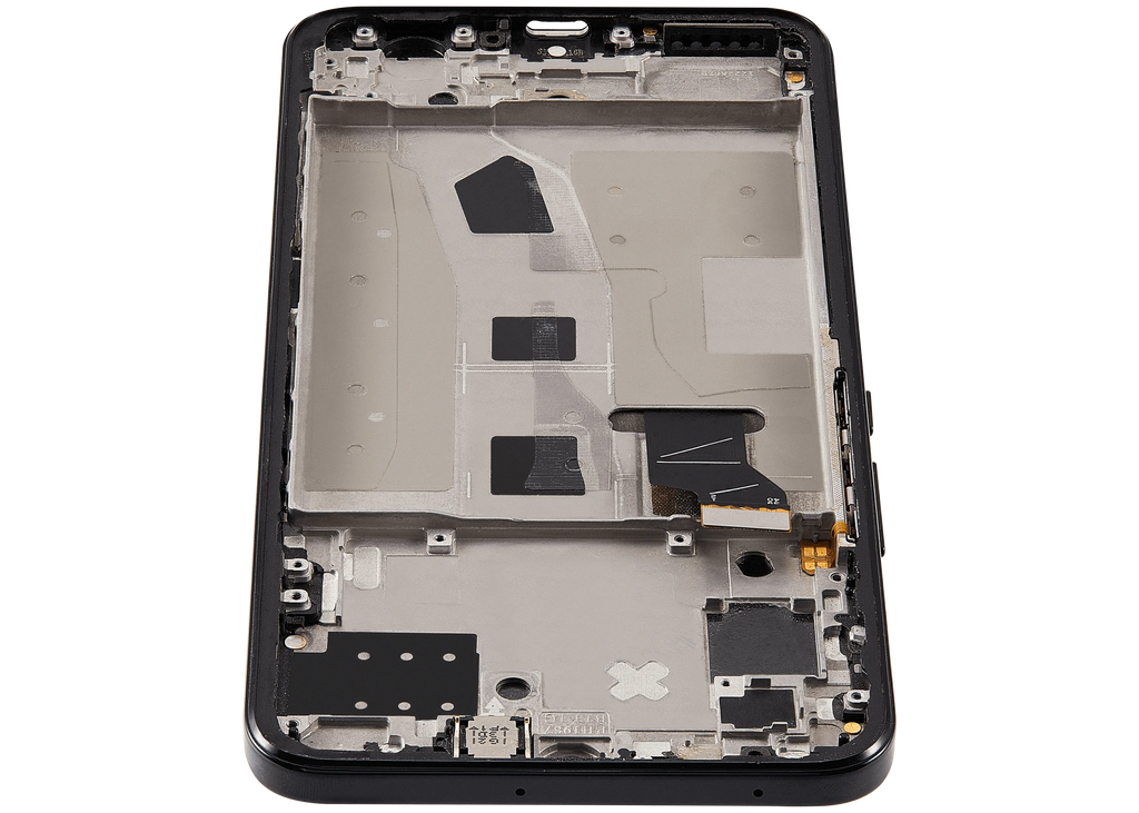 LCD-Display mit Rahmen für Huawei Nova 8 SE (2020) (Refurbished) (Schwarz)