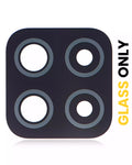 Rear Camera Glass (Glass only) with Adhesive for Samsung Galaxy A22 4G (A225 / 2021) – 10-Pack (Black)