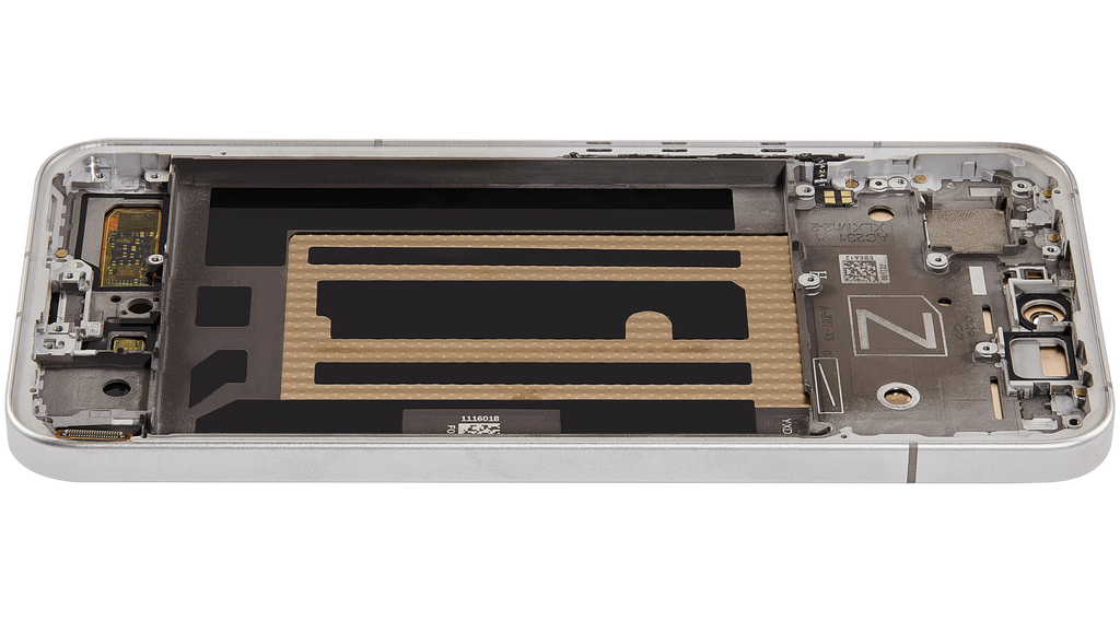 OLED-Display mit Rahmen für OPPO Reno 13 (Refurbished) (Plume White)