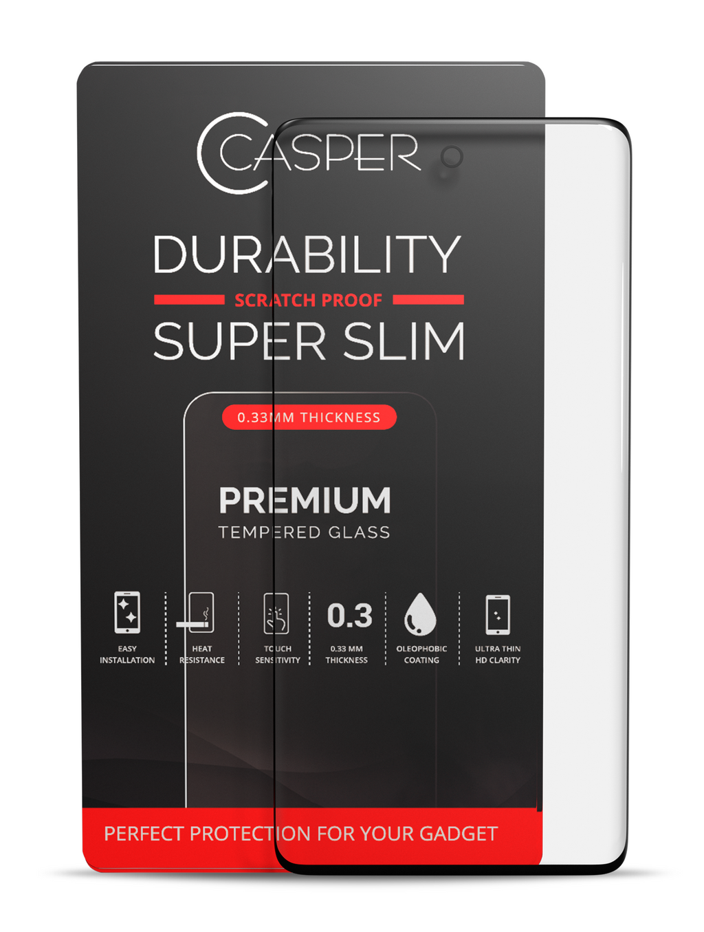 Casper Tempered Glass für Samsung Galaxy S20 Ultra (Retail Pack) (Clear)