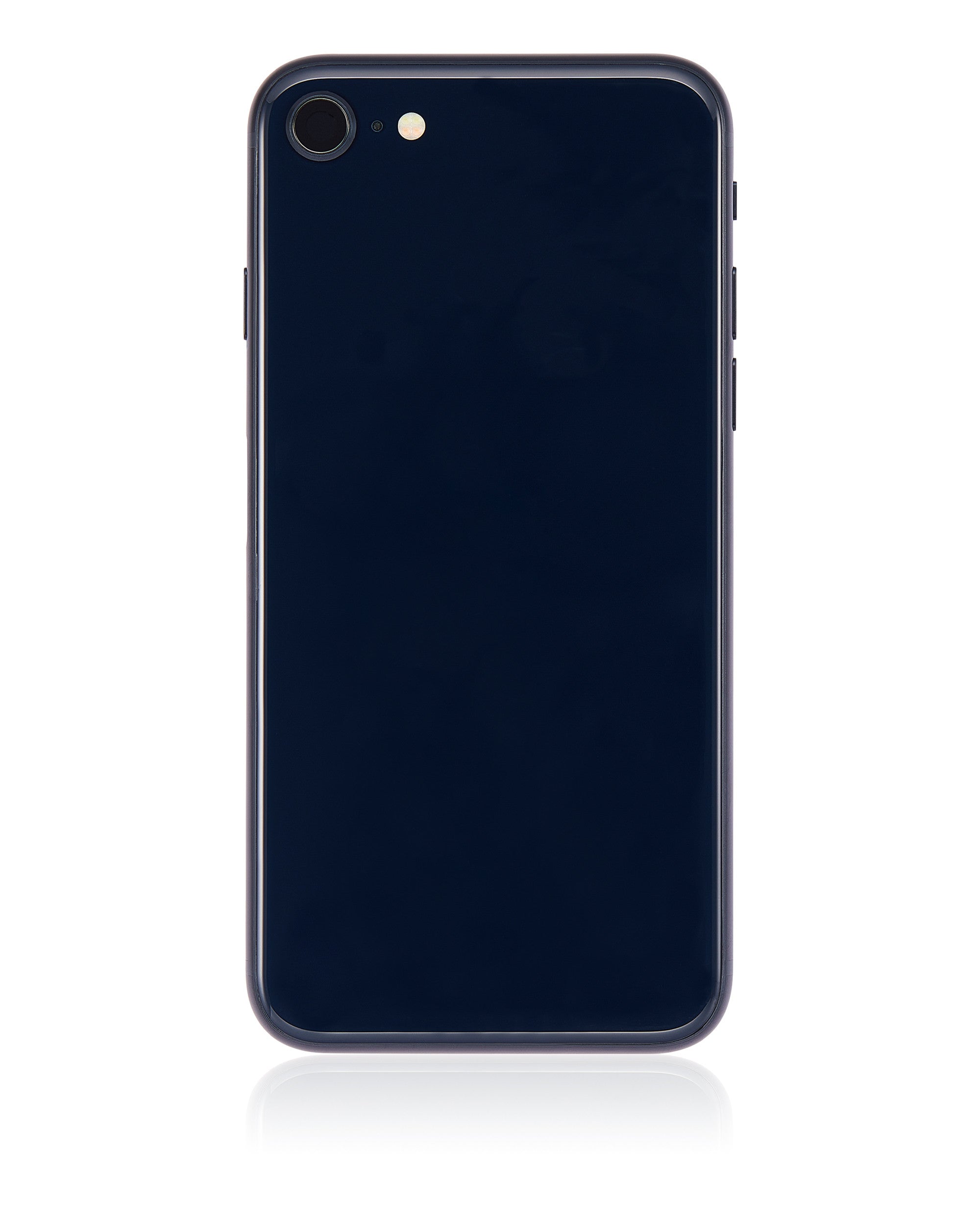 Backcover/Rahmen mit Small Components Pre-Installed für iPhone SE (2022) (gebrauchter OEM-Ausbau, Qualität C) (Midnight)