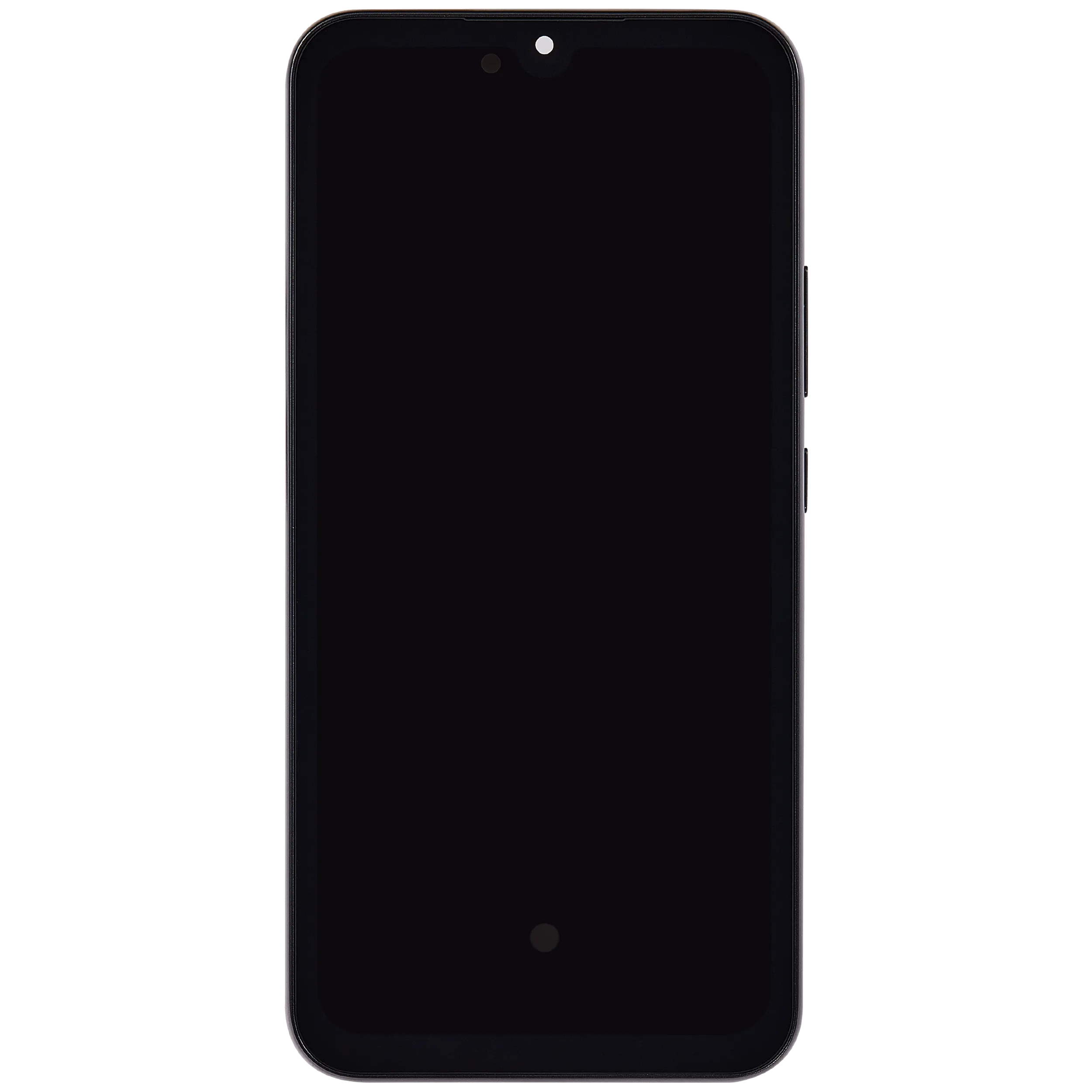 OLED-Display mit Rahmen für Samsung Galaxy A34 5G (A346 / 2023) (6.46") (Aftermarket Plus) (Graphite)