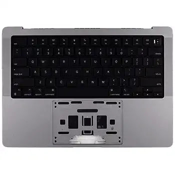 Top Case m. Akku & Tastatur DK f. MacBook Pro 14" A2992 (2023) Space Black OEM